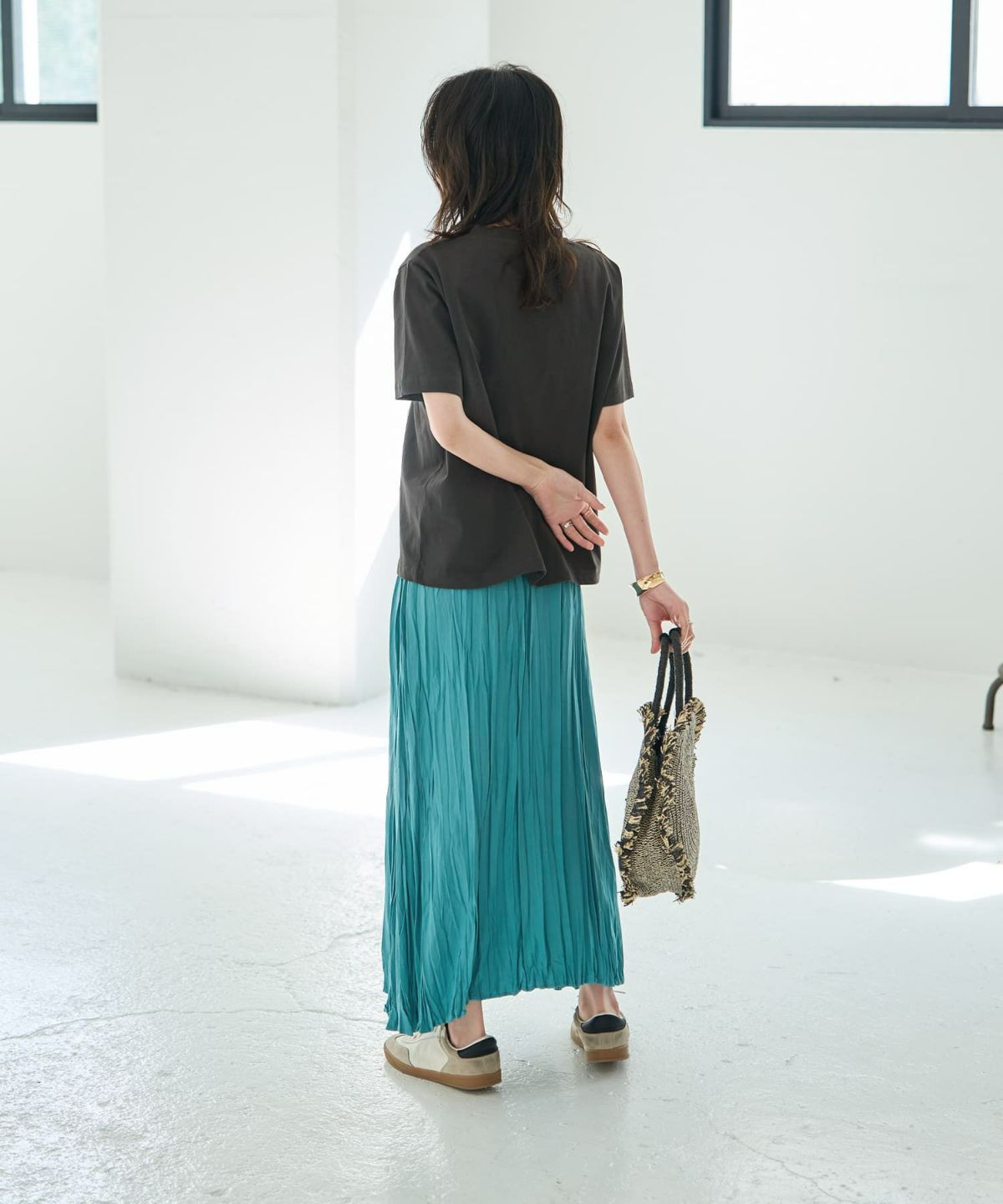 着用イメージ 167cm　02サイズ　ターコイズ