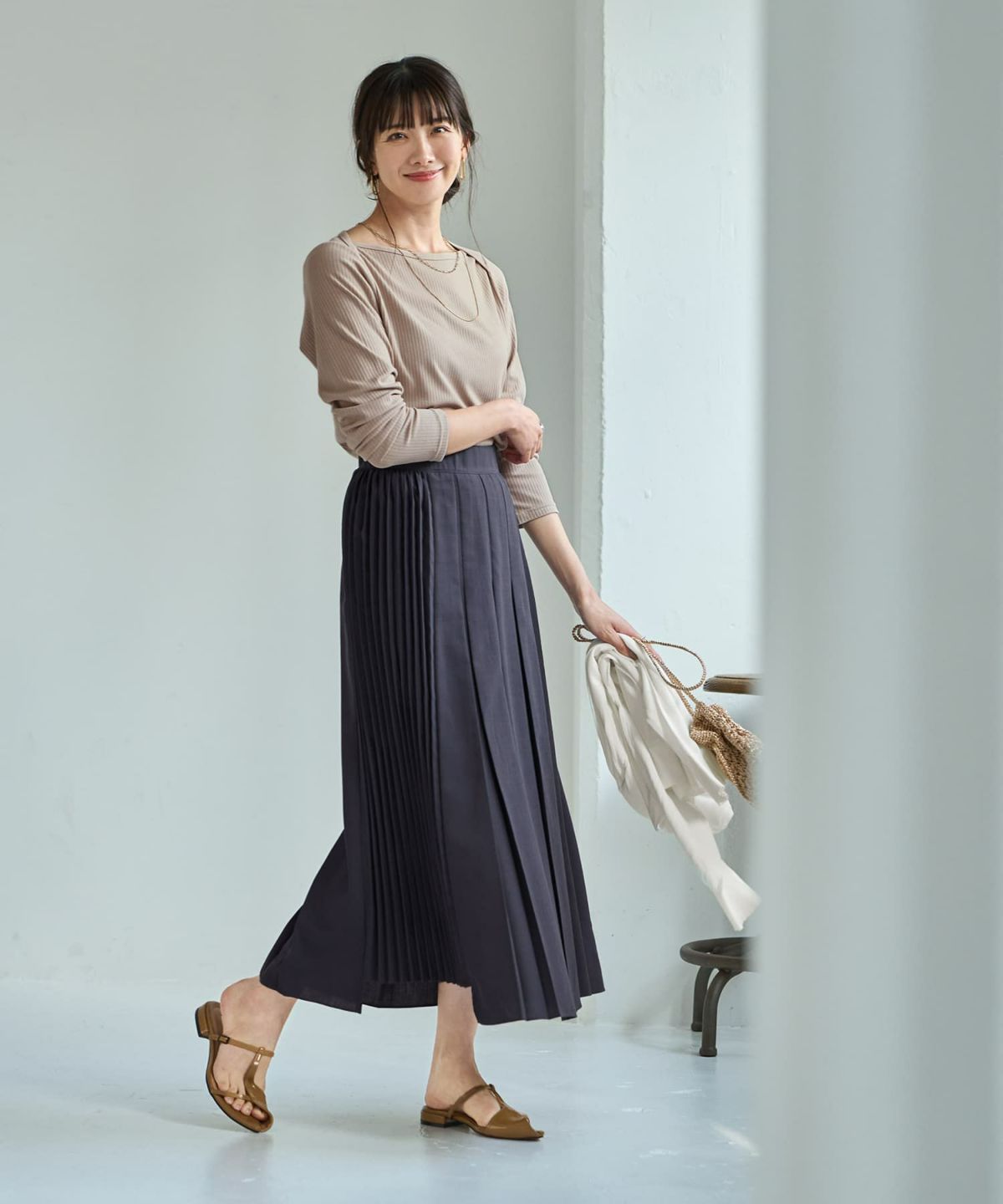 着用イメージ 165㎝　Sサイズ　デニムネイビー