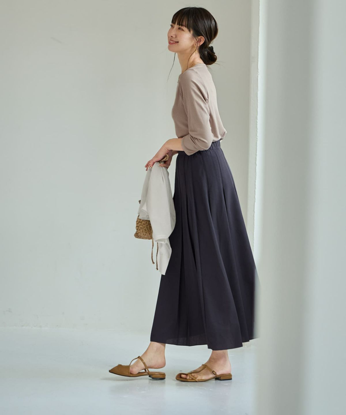 着用イメージ 165㎝　Sサイズ　デニムネイビー