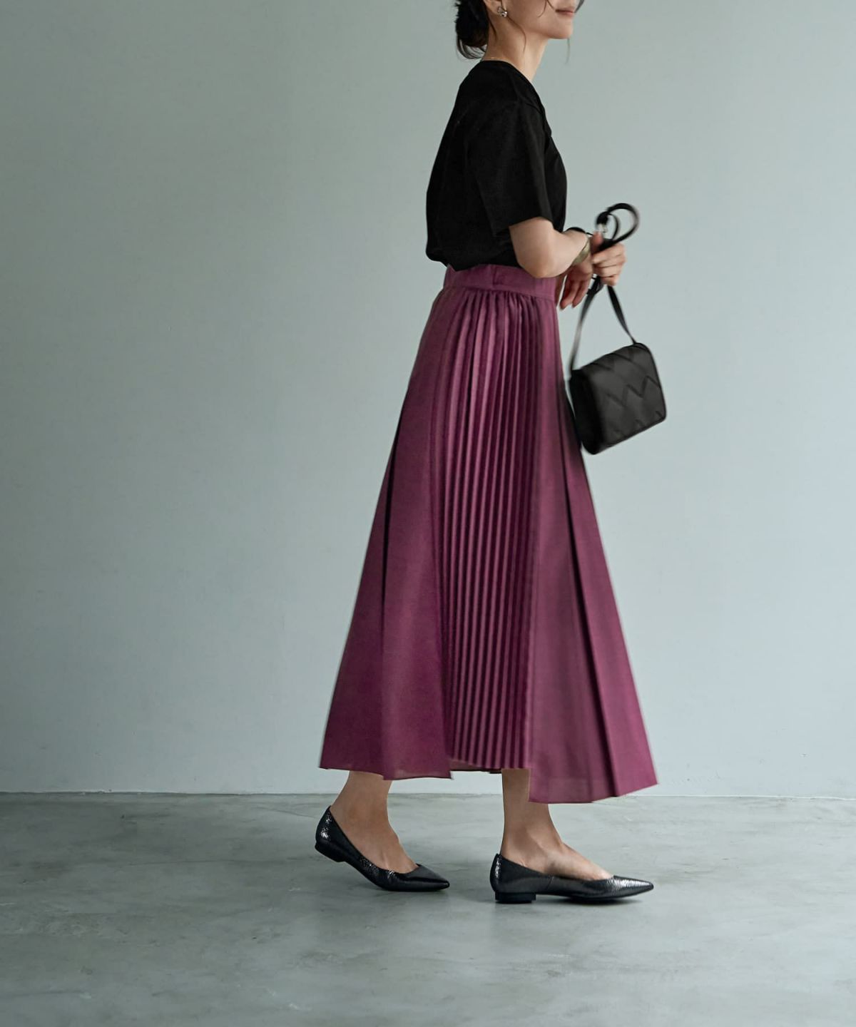 着用イメージ 166㎝　Sサイズ　ダークオーキッド