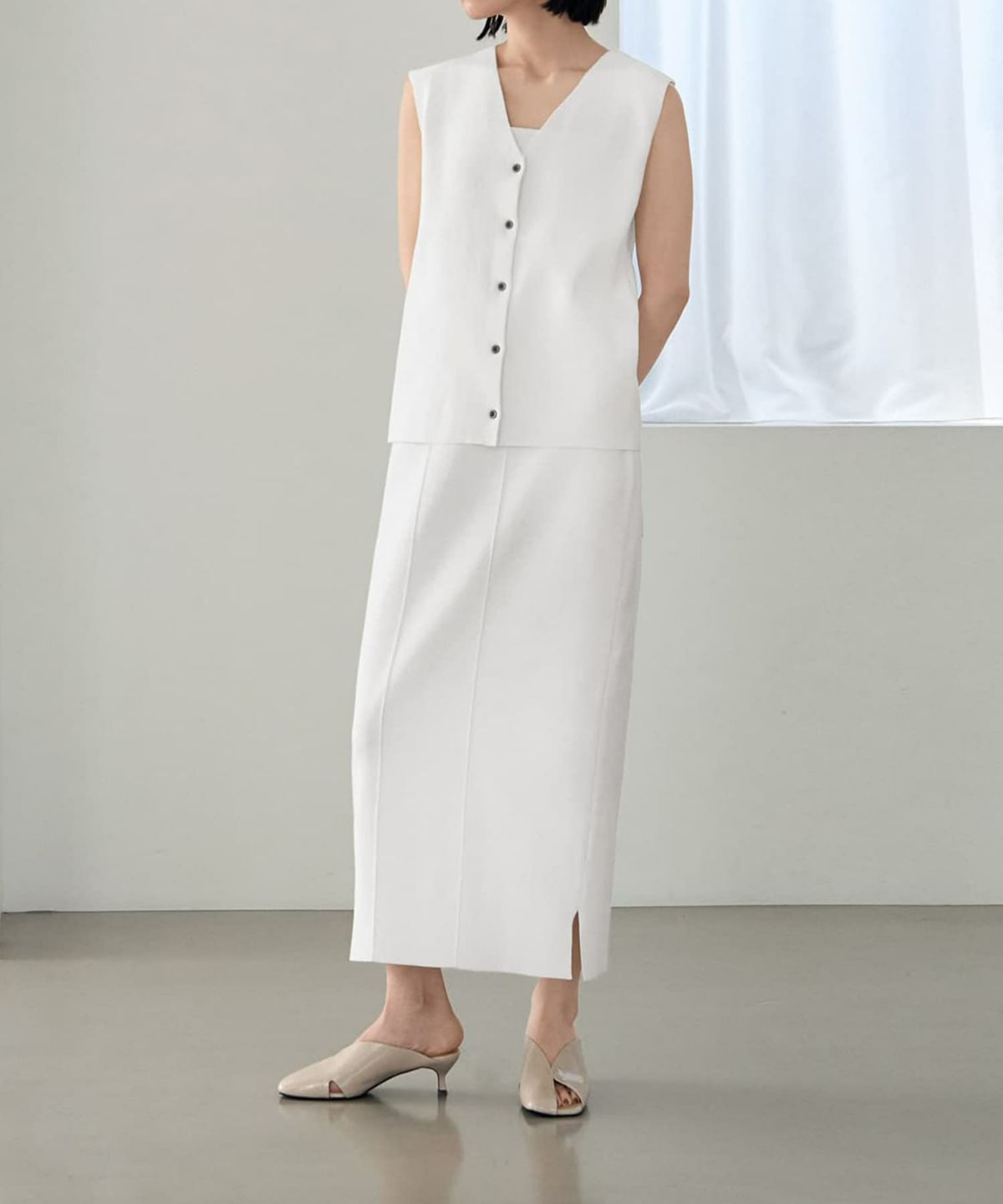 着用イメージ 165cm 02サイズ ホワイト
