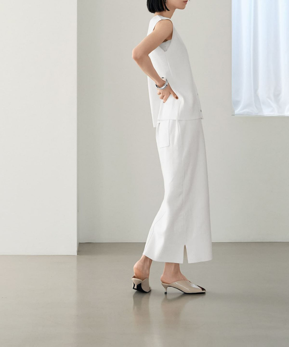 着用イメージ 165cm 02サイズ ホワイト