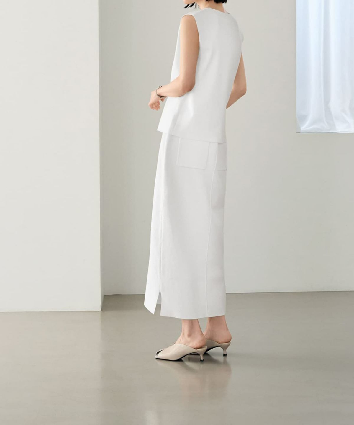 着用イメージ 165cm 02サイズ ホワイト