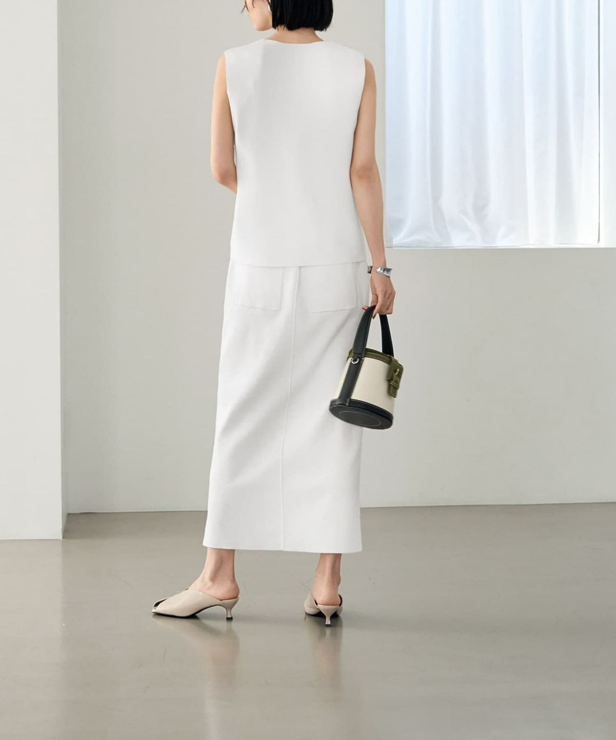 着用イメージ 165cm 02サイズ ホワイト