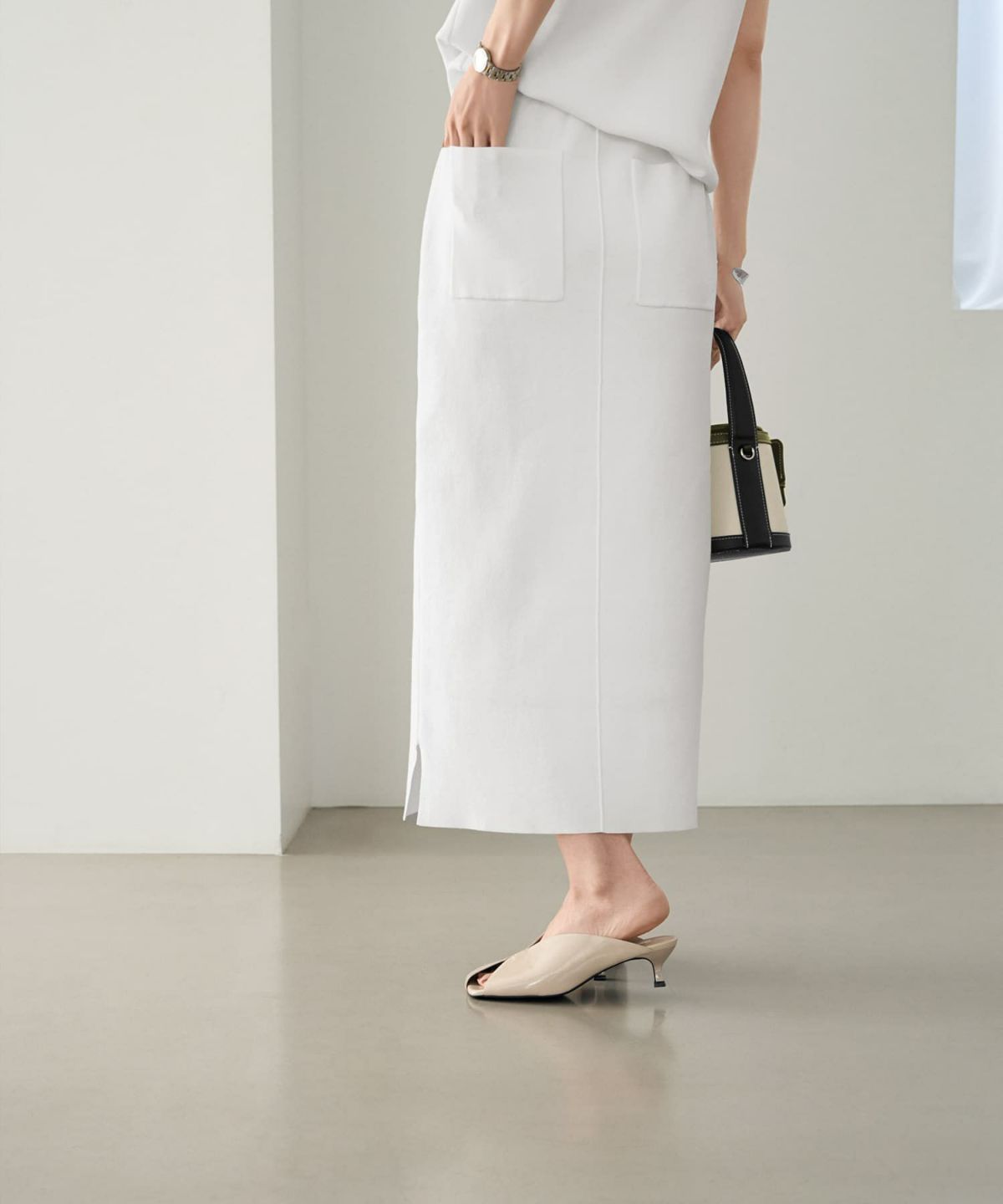 着用イメージ 165cm 02サイズ ホワイト