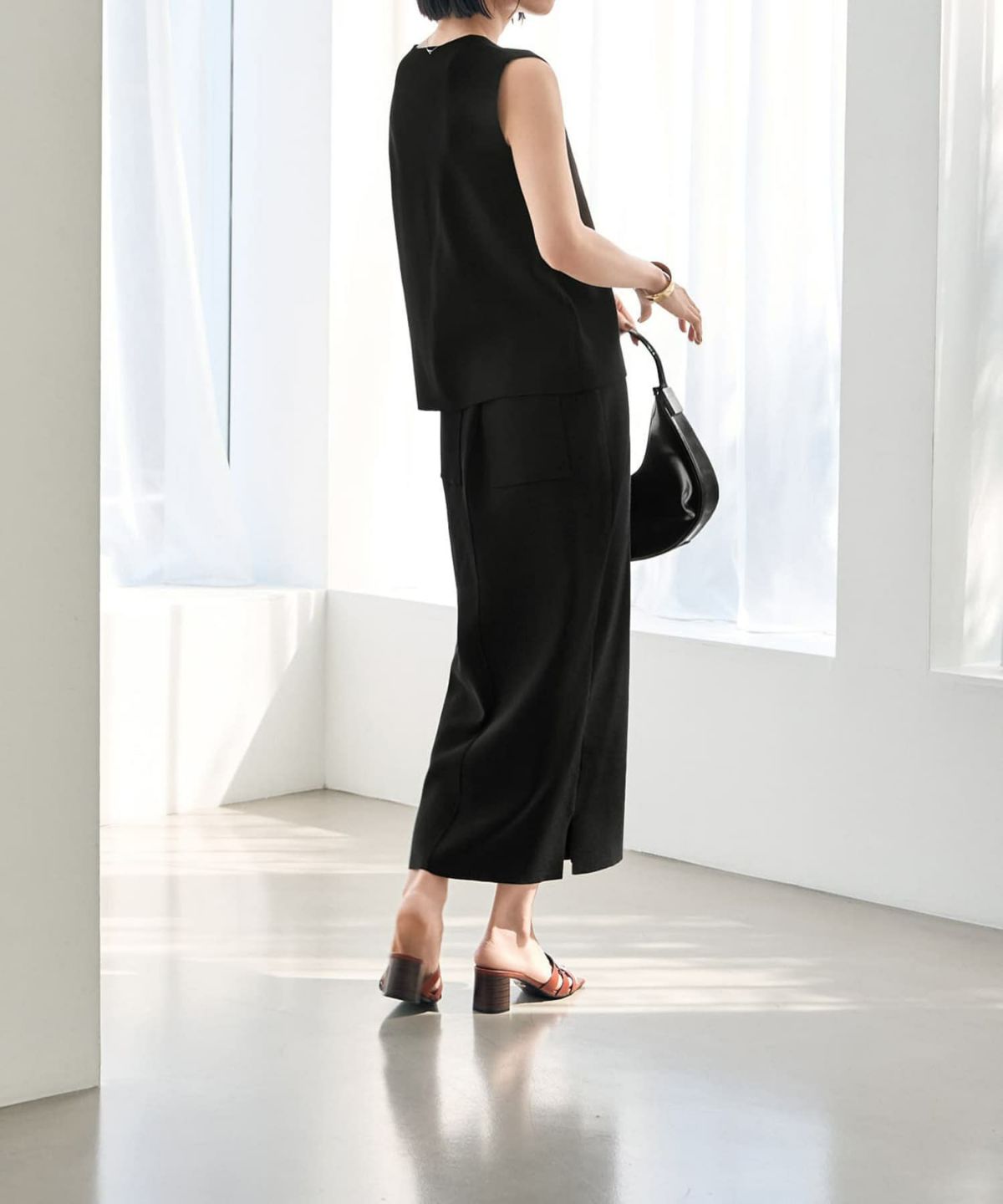 着用イメージ 165cm 02サイズ ブラック