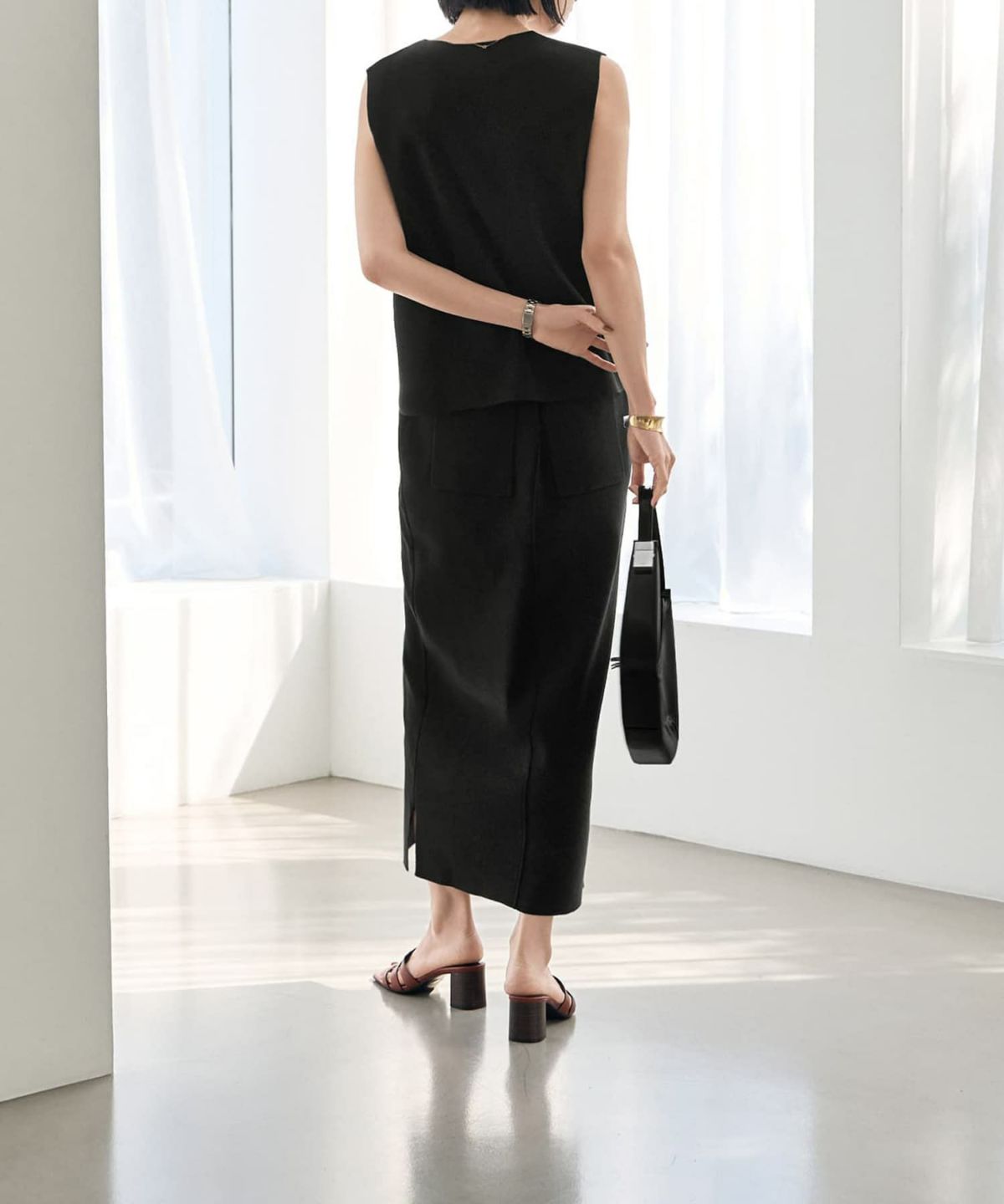 着用イメージ 165cm 02サイズ ブラック