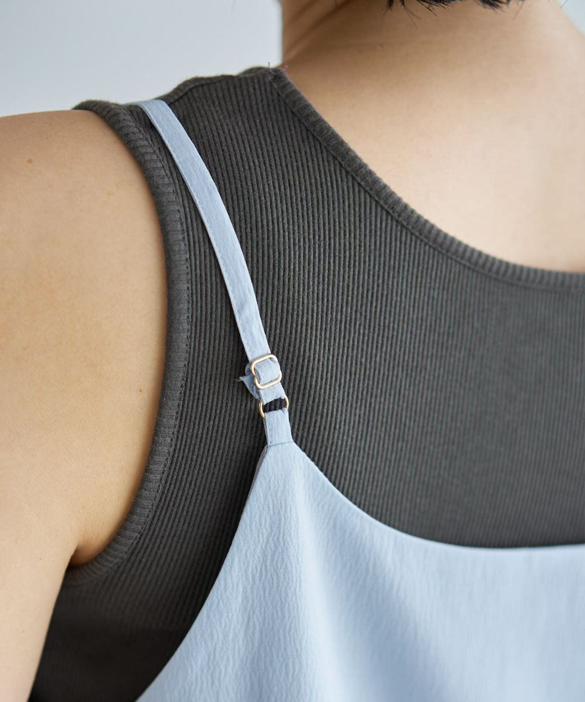 着用イメージ 167cm ライトブルー