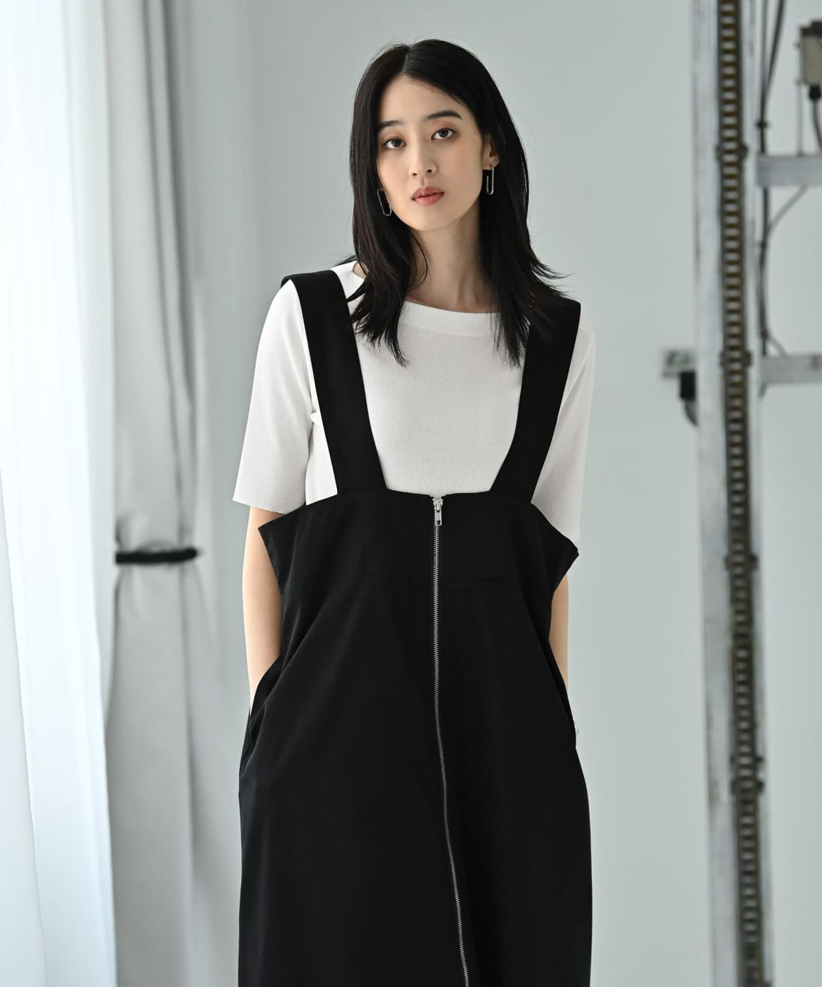 着用イメージ 170cm ブラック