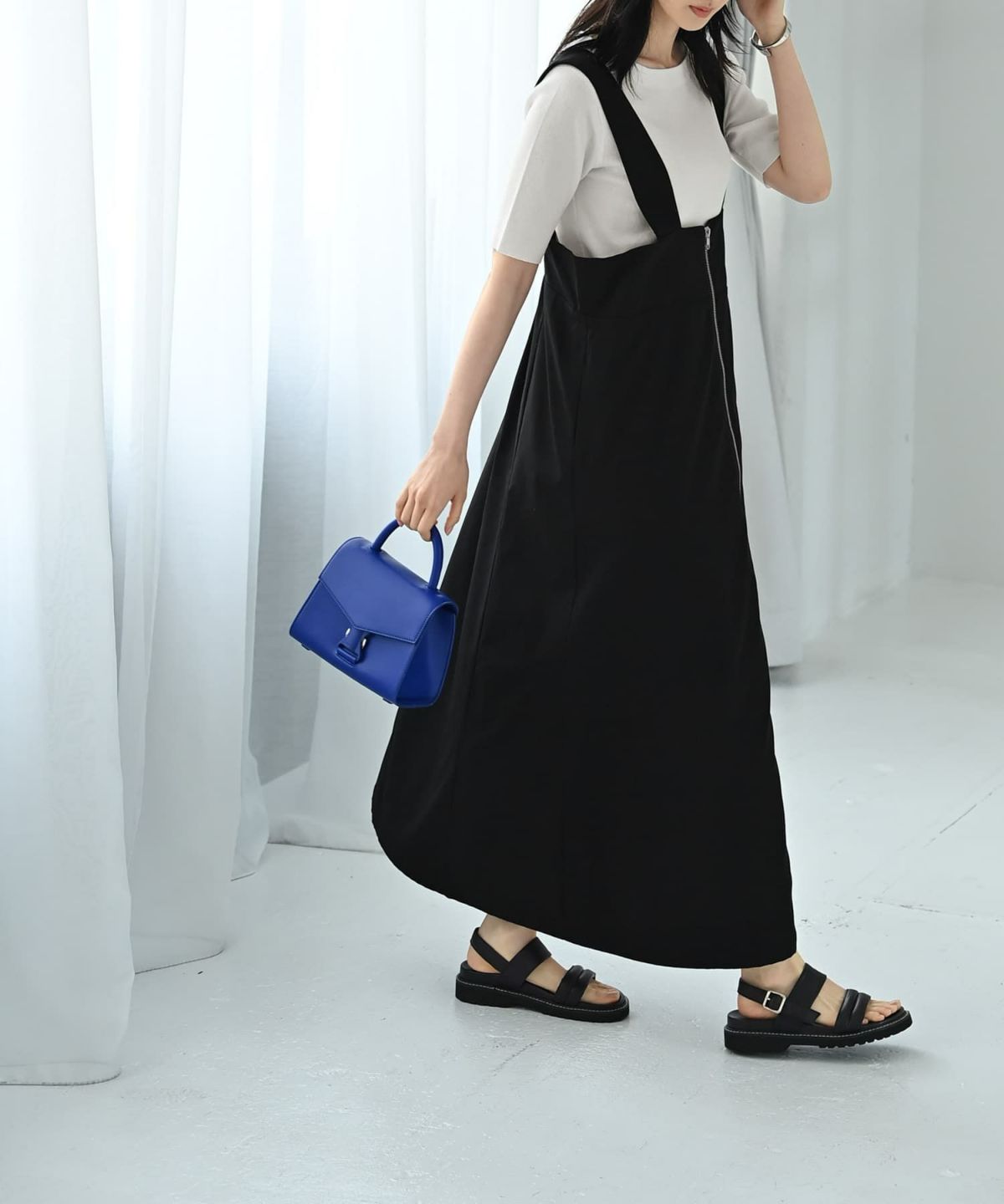 着用イメージ 170cm ブラック