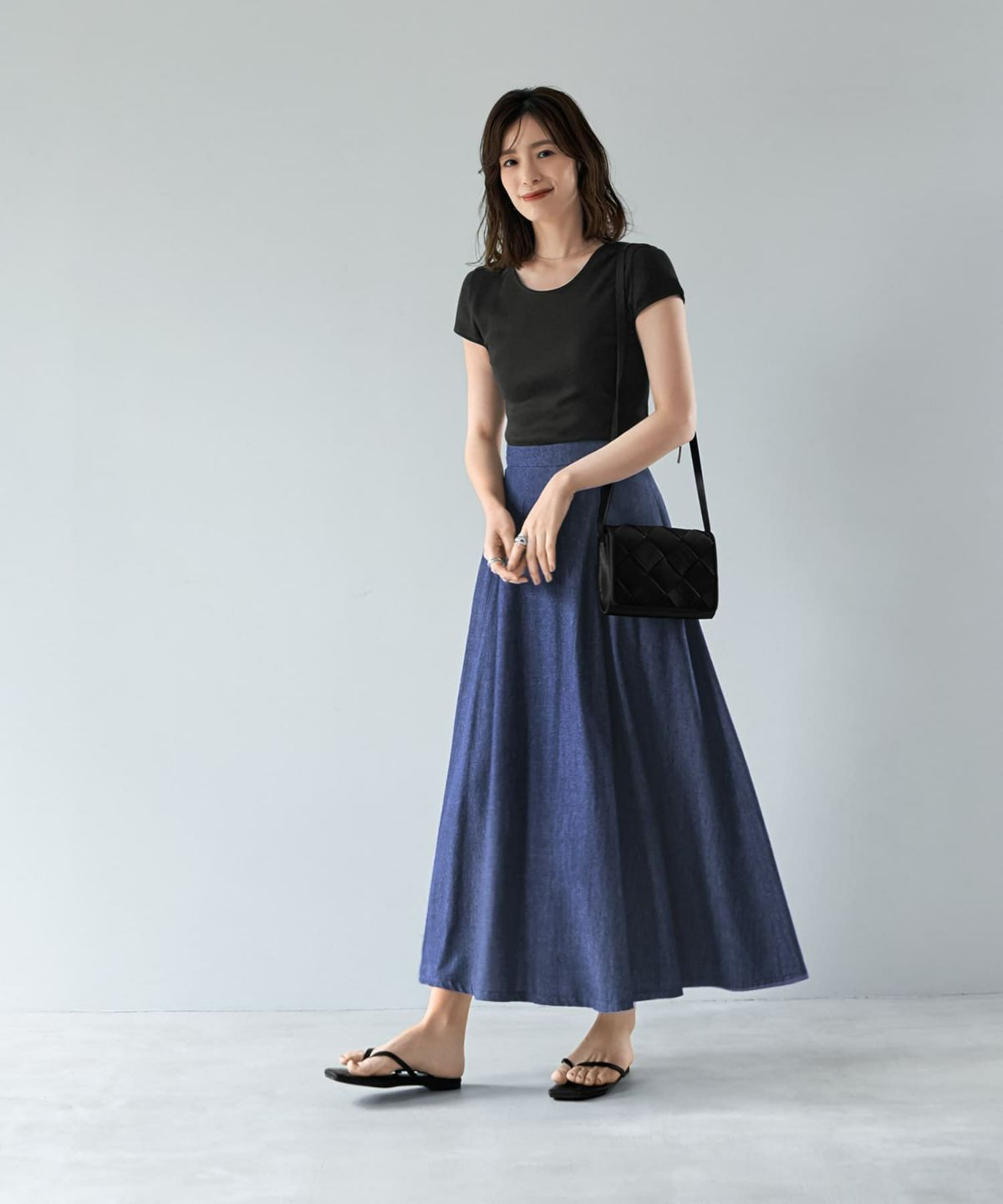 着用イメージ 165cm 02サイズ ダークブルー