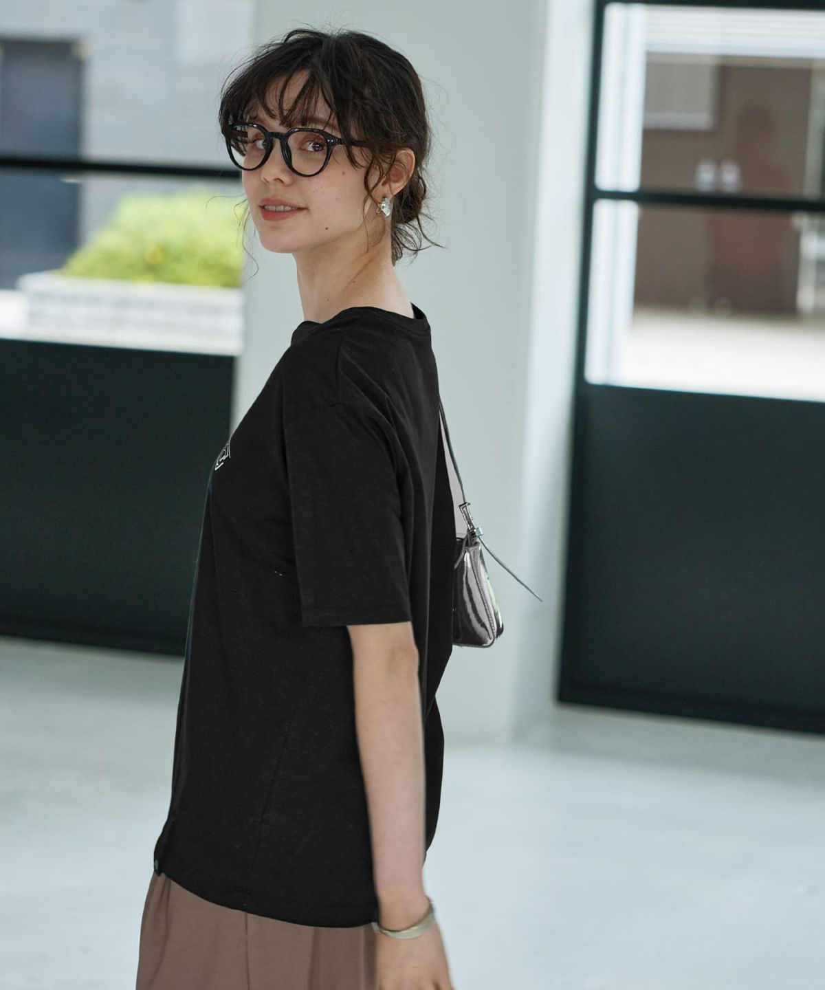 着用イメージ 167cm  ブラック