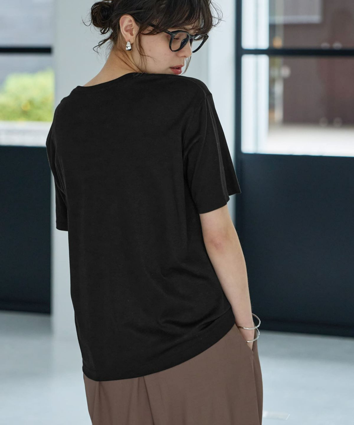 着用イメージ 167cm  ブラック