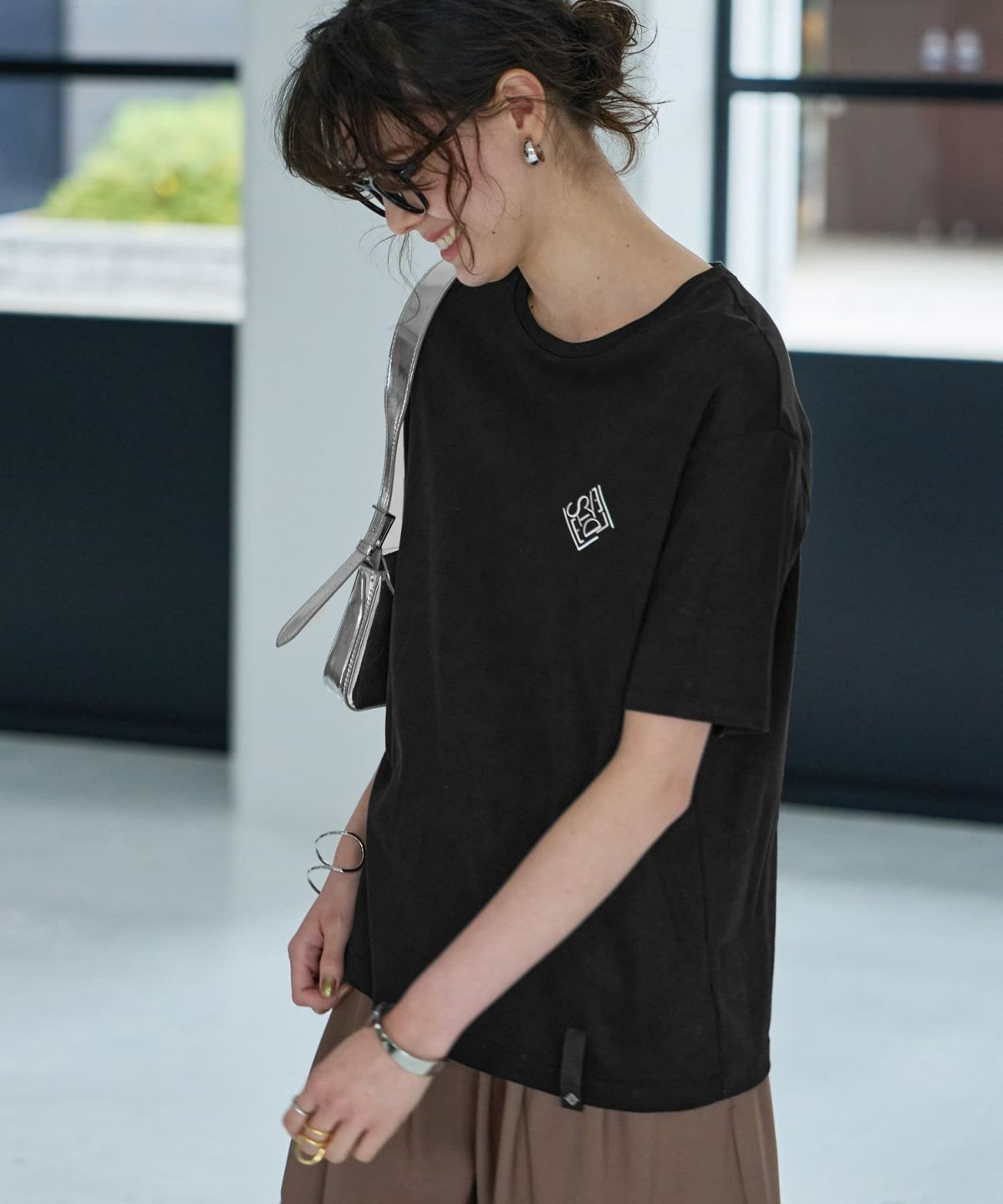 着用イメージ 167cm  ブラック