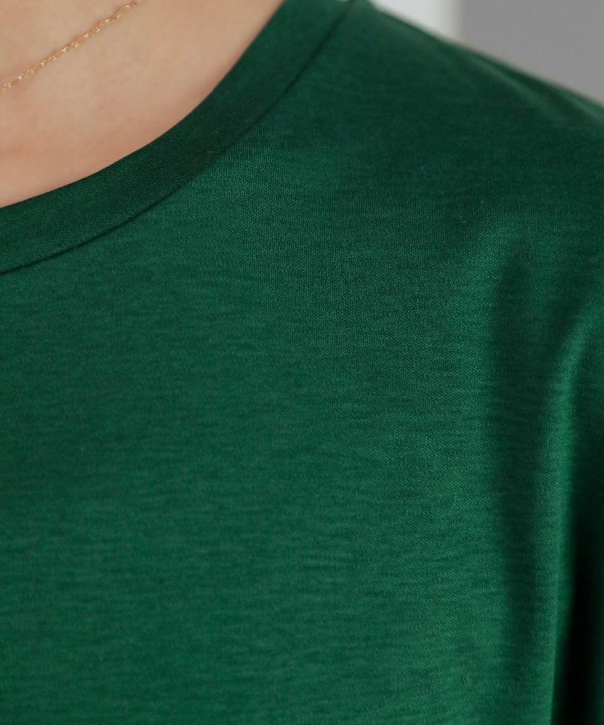 着用イメージ 167cm  グリーン