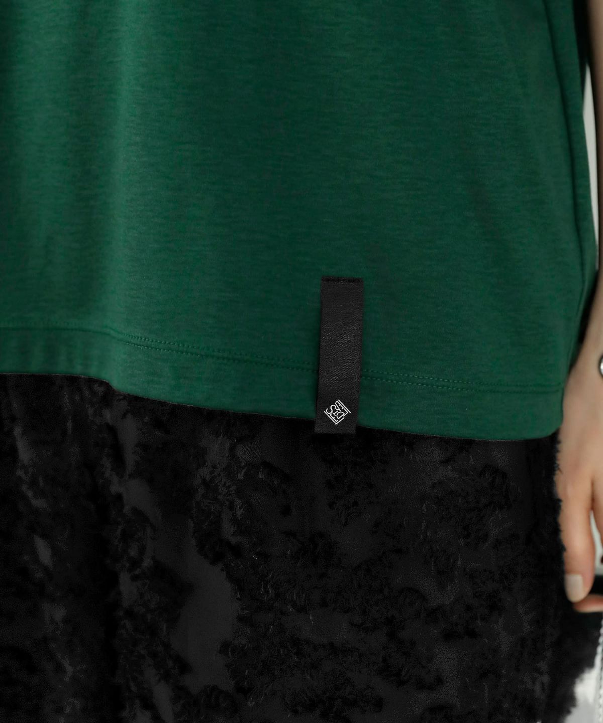 着用イメージ 167cm  グリーン