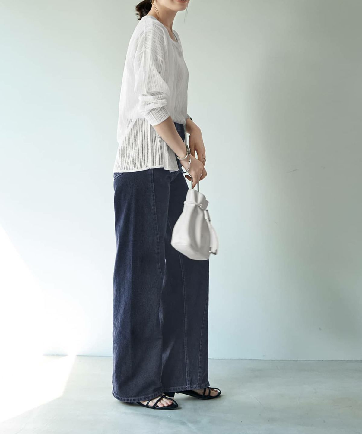 着用イメージ 165㎝　ホワイト