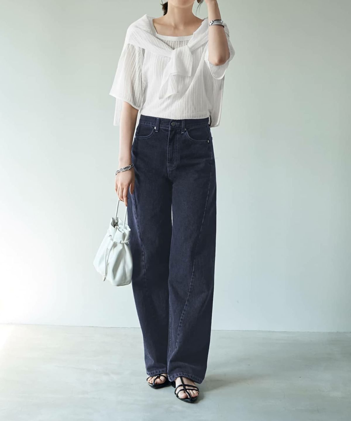 着用イメージ 165㎝　ホワイト