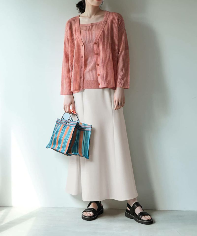 スタイルデリ　リブ編み羽織りカーディガン STYLE DELI｜リブ編み羽織りカーディガン | Rakuten Fashion