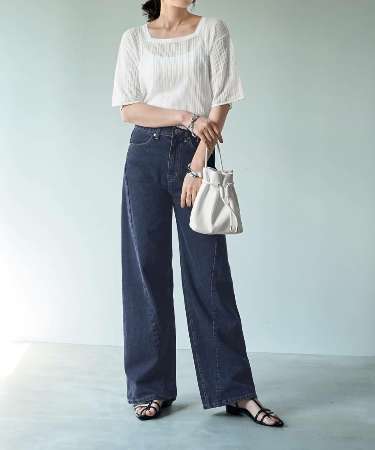 着用イメージ 165㎝　ホワイト