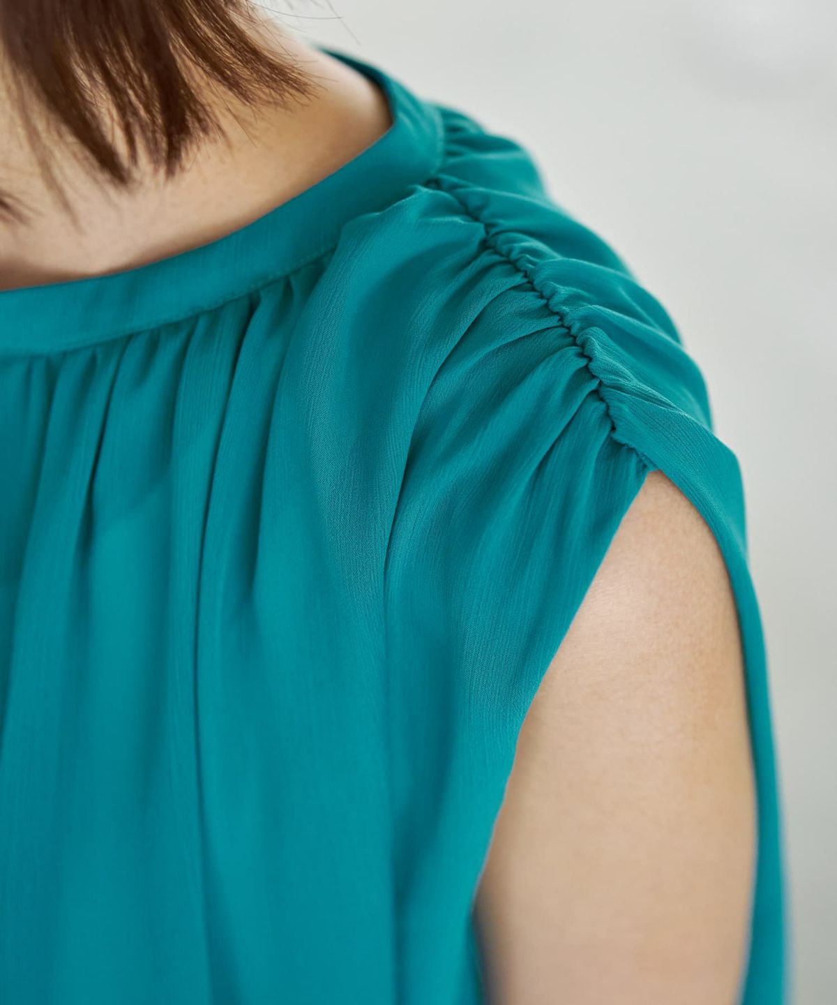 着用イメージ 167cm シアン