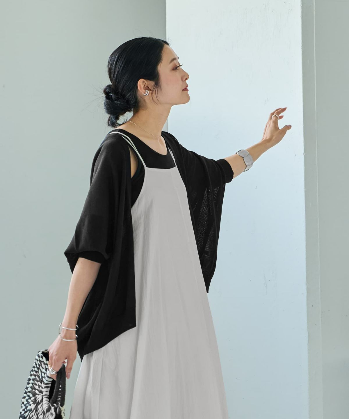 着用イメージ 165cm ブラック