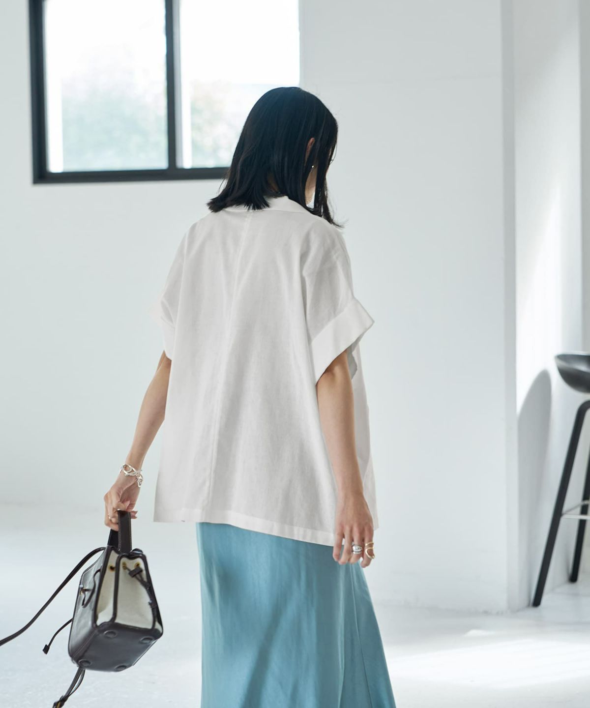 着用イメージ 165cm ホワイト