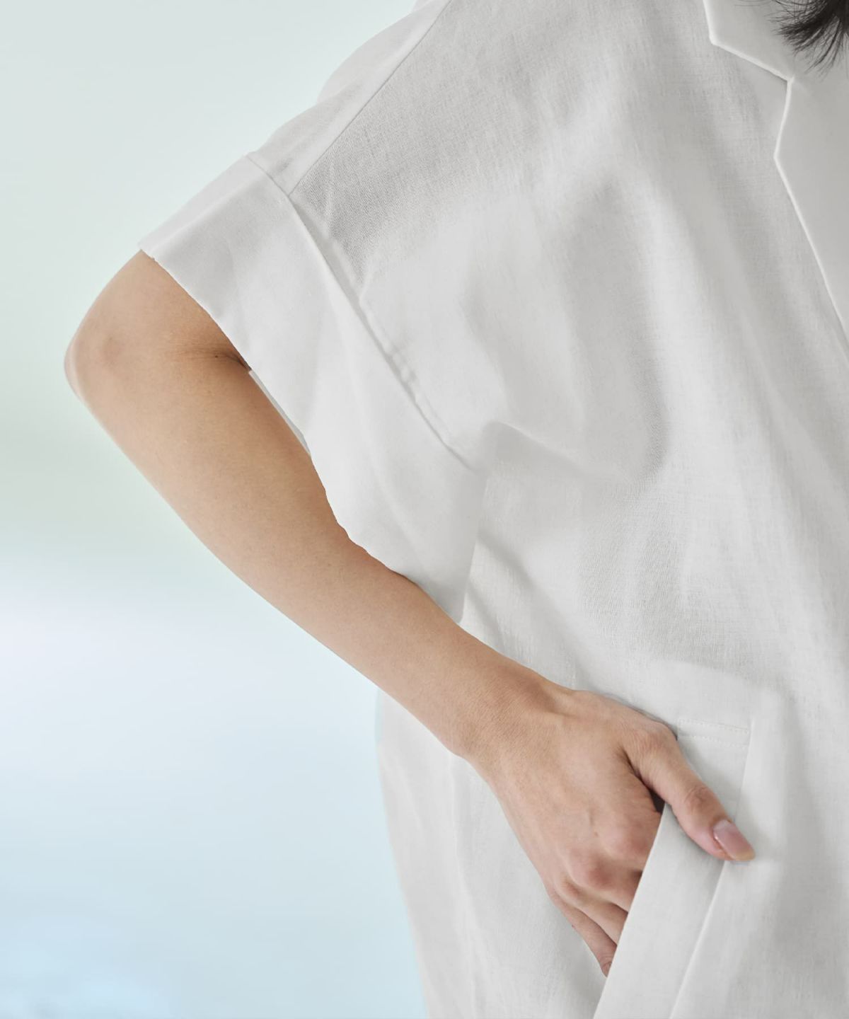 着用イメージ 165cm ホワイト