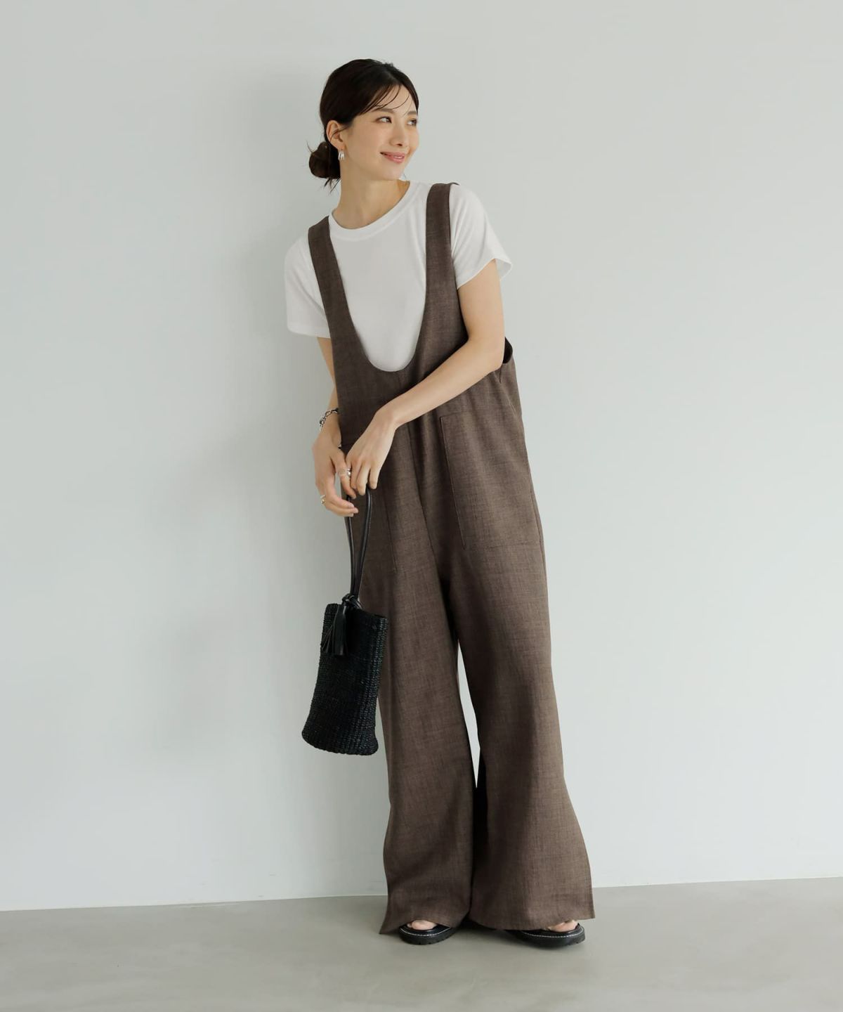 着用イメージ 165cm　02サイズ　セピアミックス