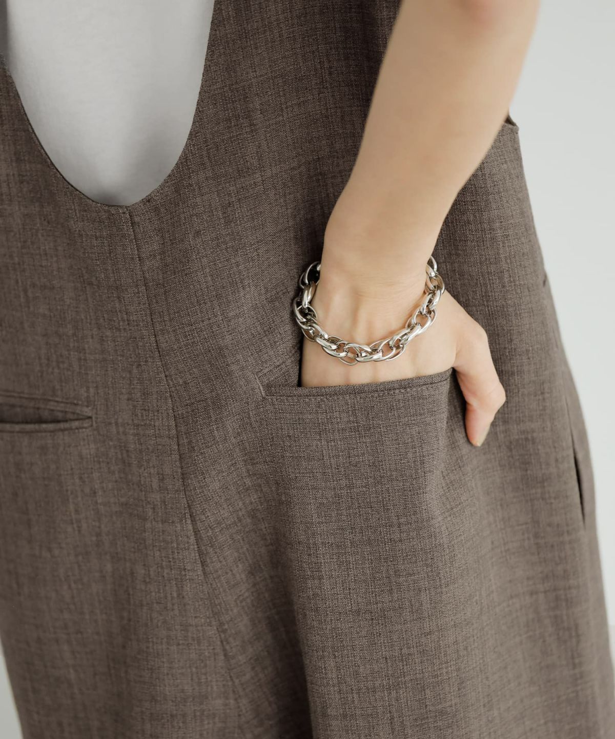 着用イメージ 165cm　02サイズ　セピアミックス