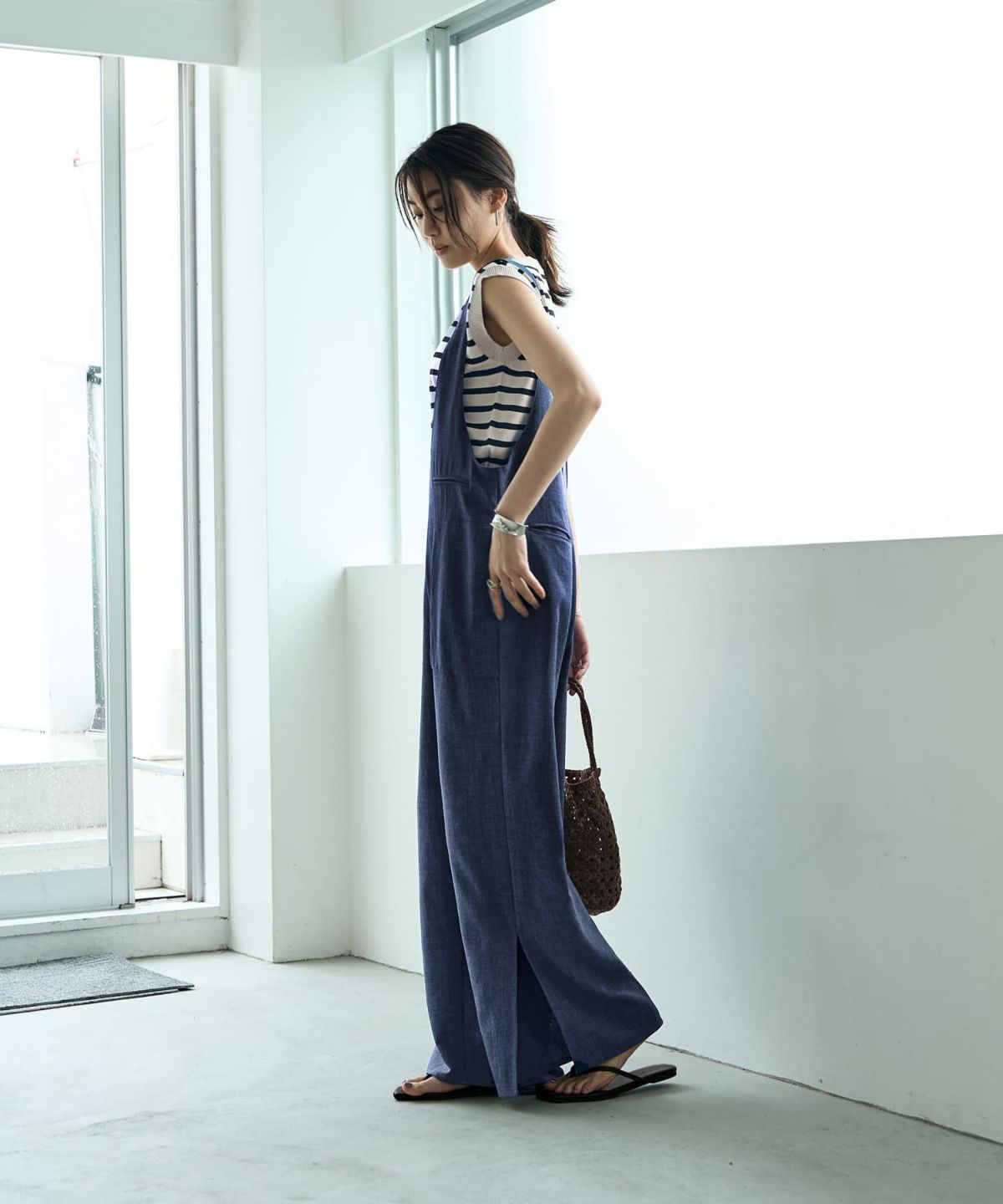 着用イメージ 166㎝　02サイズ　ブルーミックス