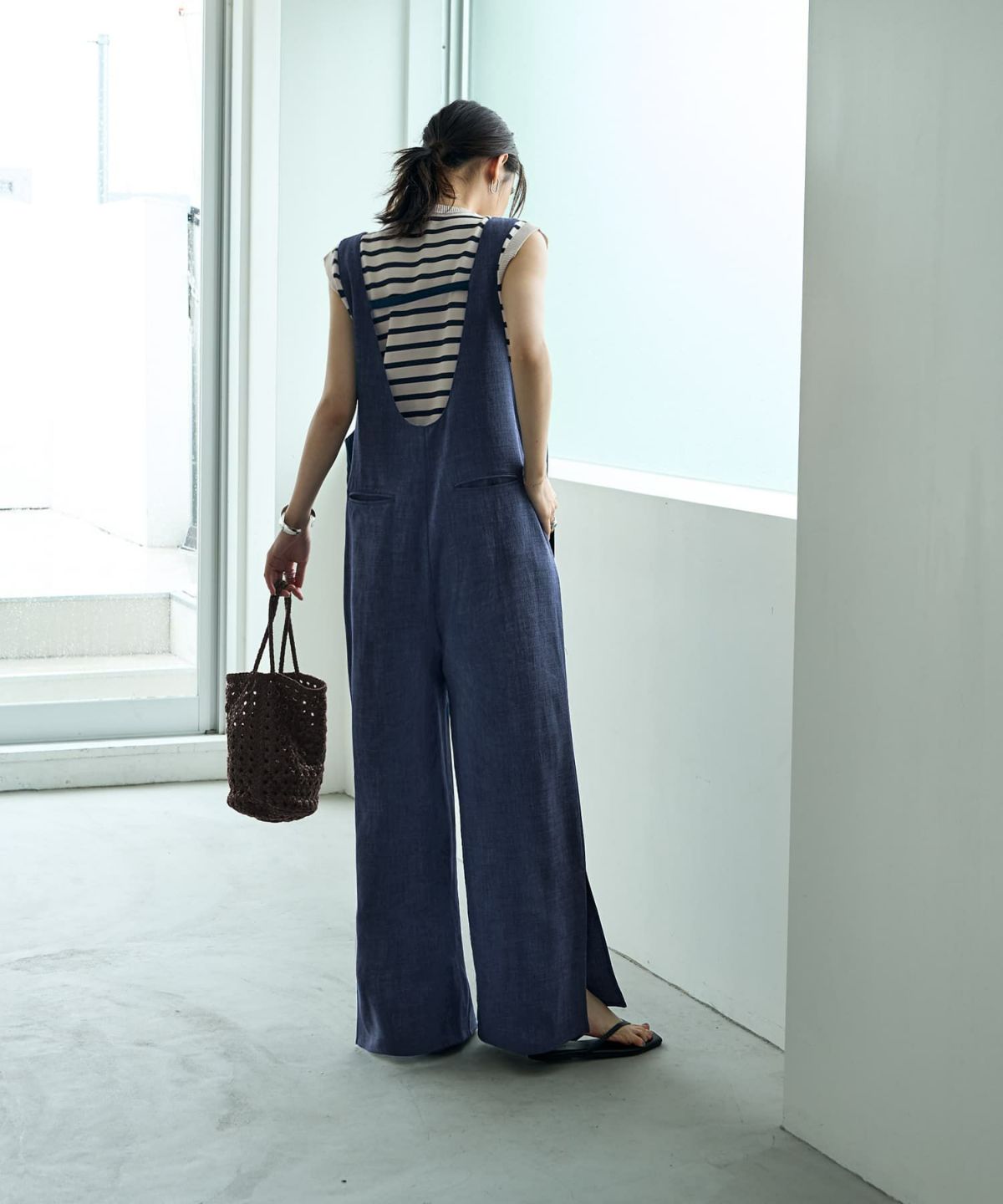 着用イメージ 166㎝　02サイズ　ブルーミックス