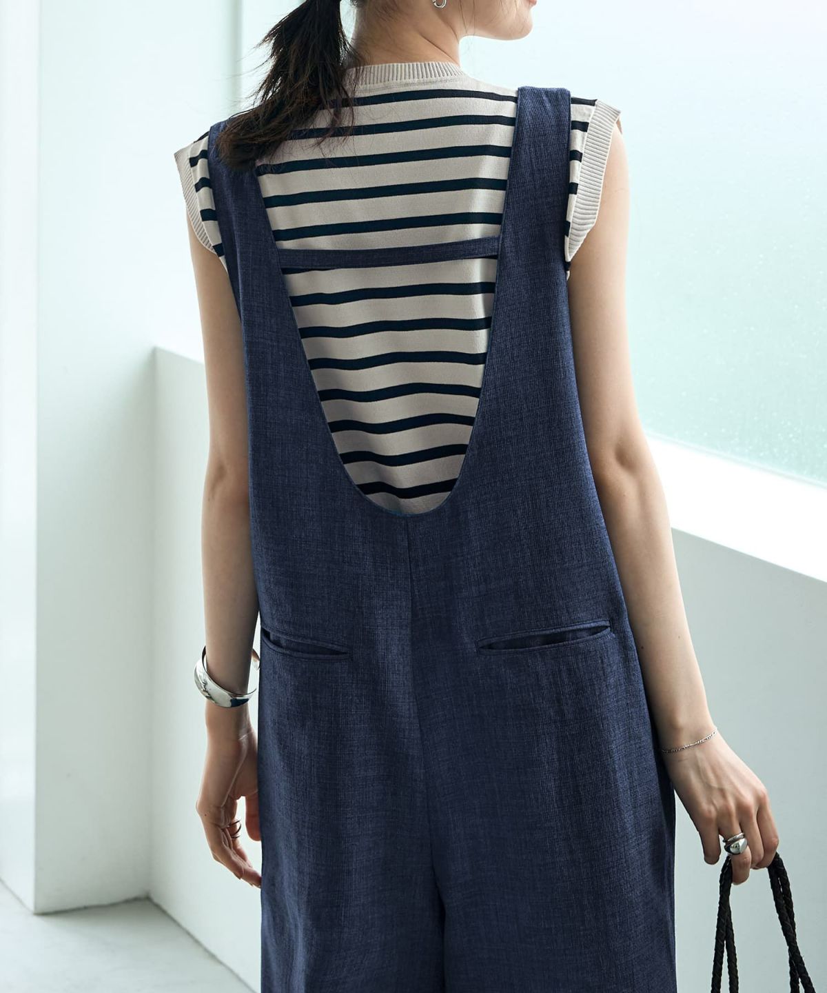 着用イメージ 166㎝　02サイズ　ブルーミックス