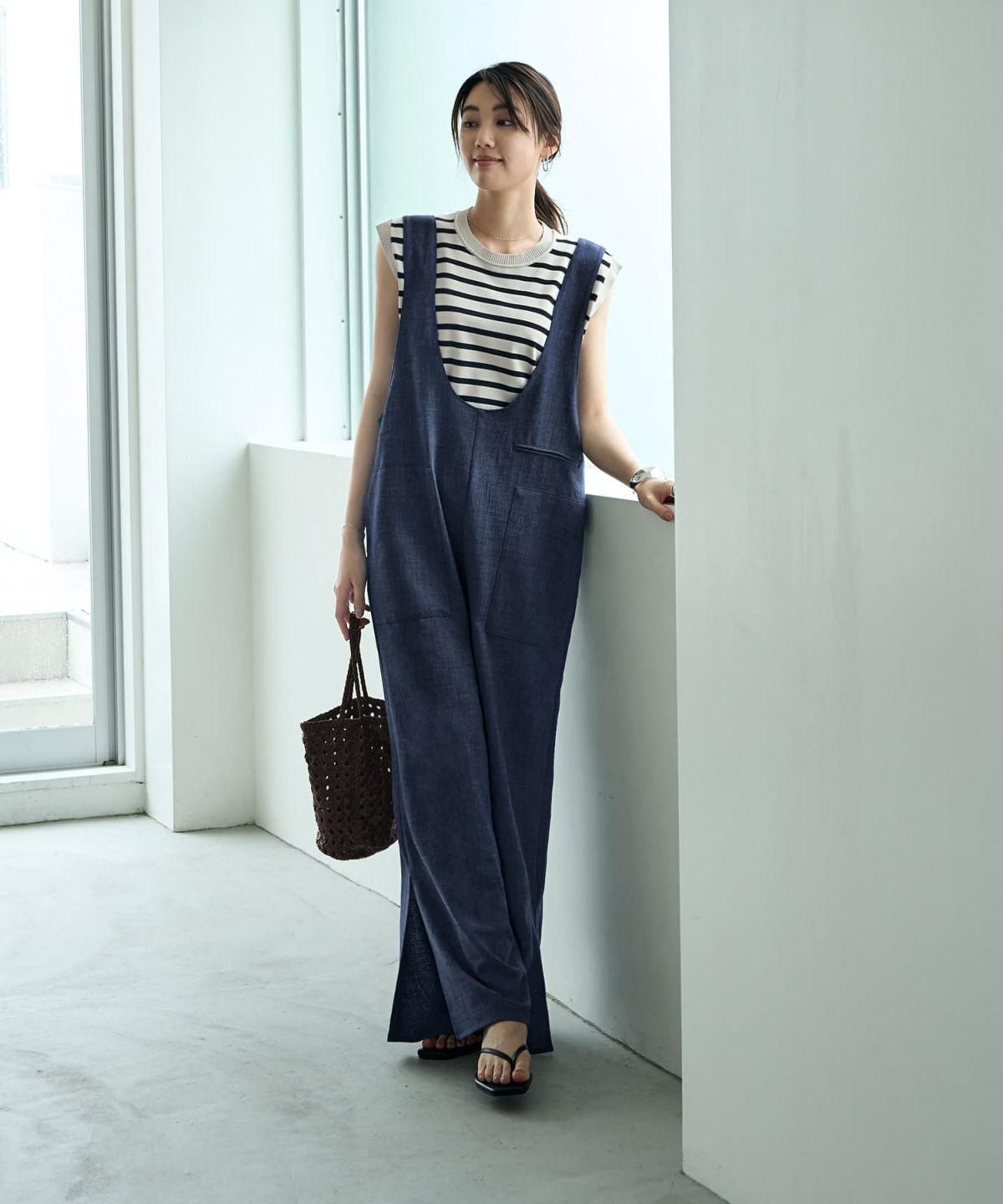 着用イメージ 166㎝　02サイズ　ブルーミックス