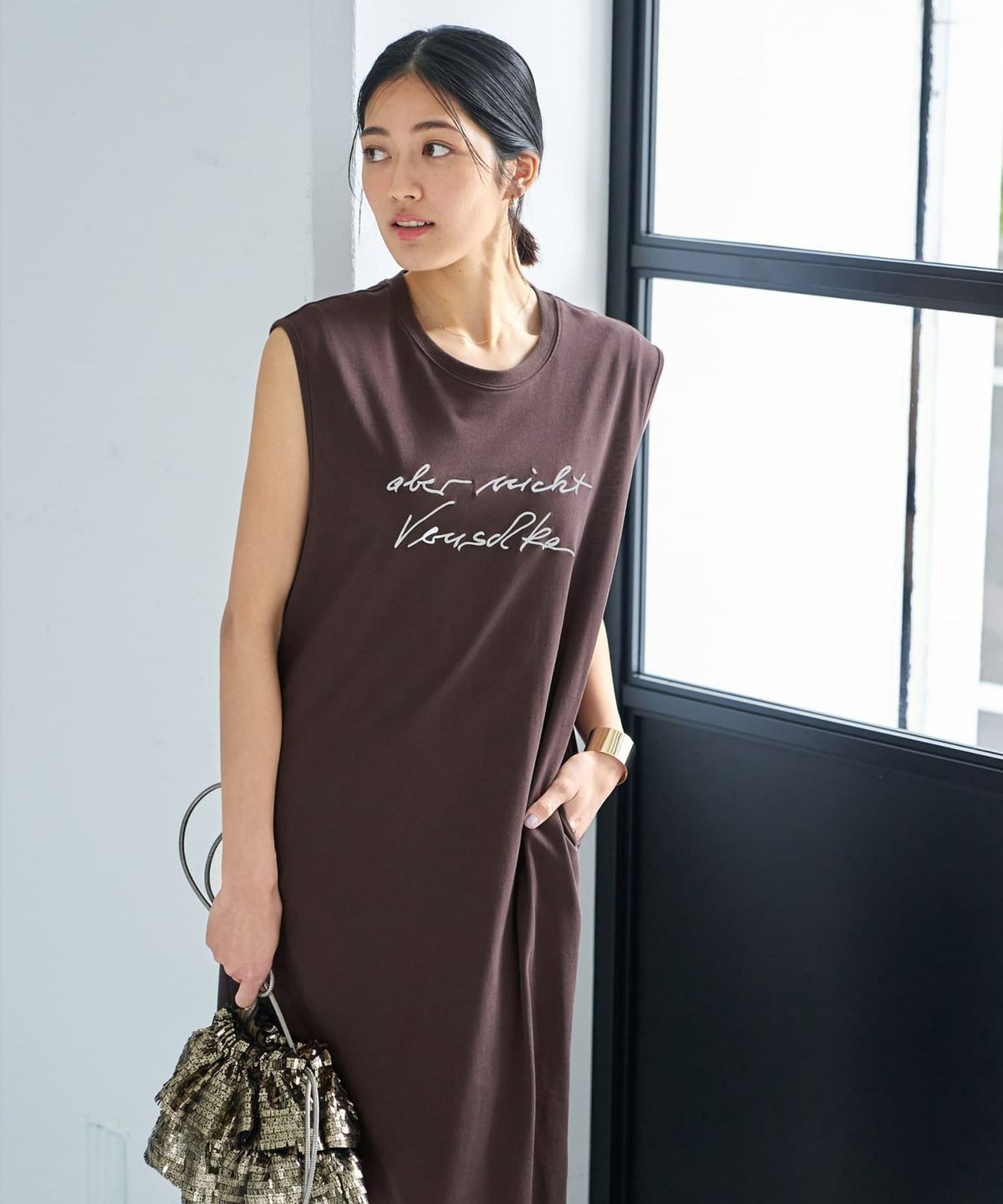 着用イメージ 166㎝　02サイズ　チョコレート