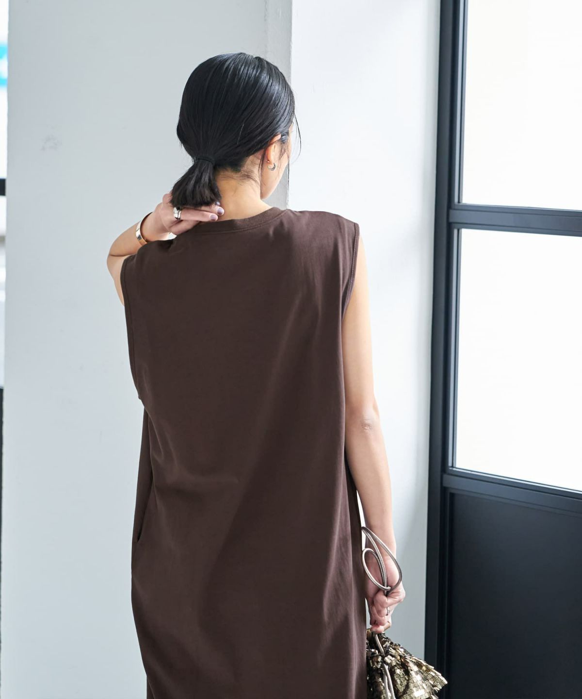 着用イメージ 166㎝　02サイズ　チョコレート