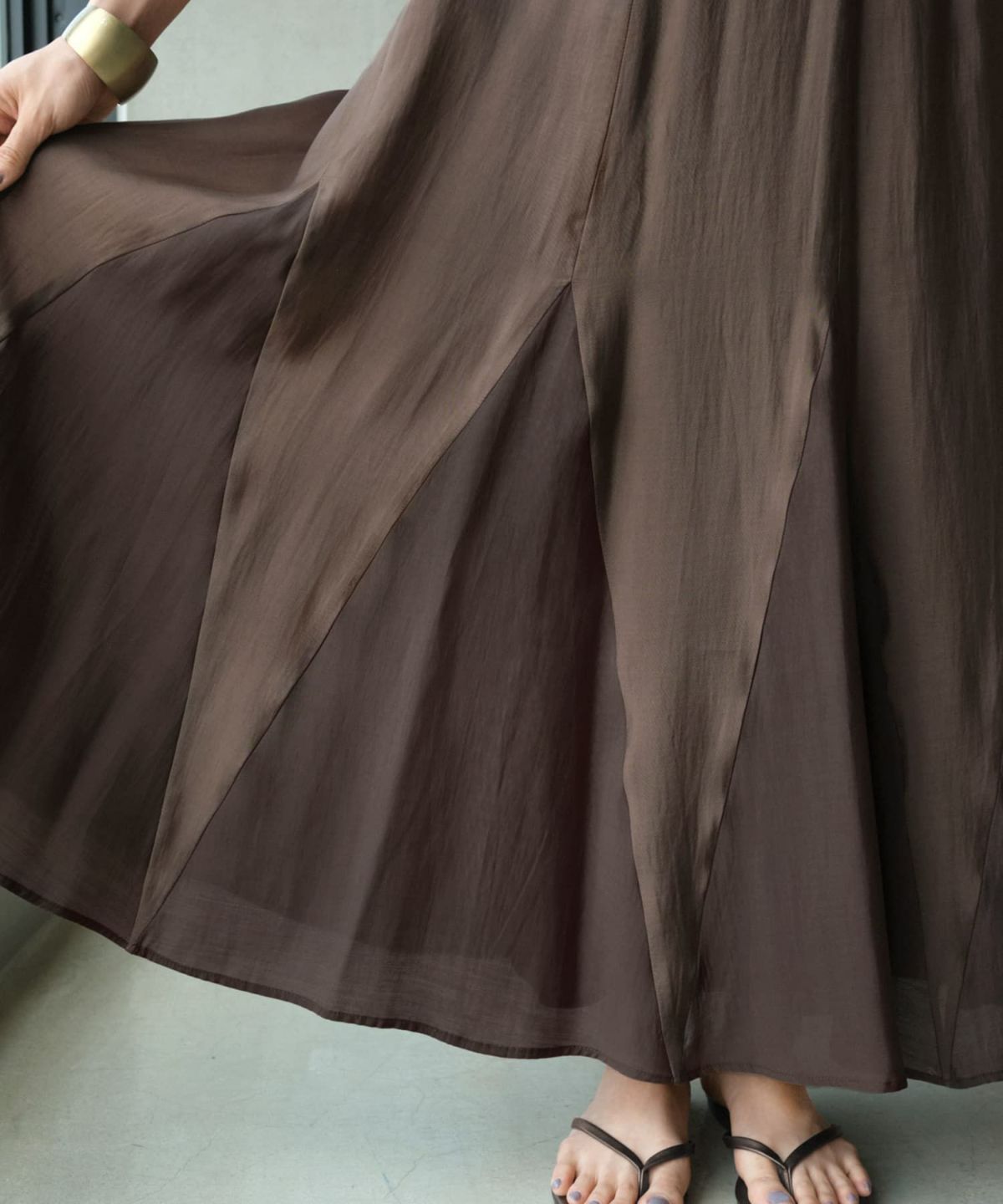 着用イメージ 166cm 02サイズ セピアMIX