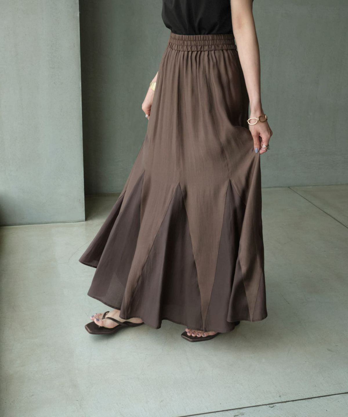 着用イメージ 166cm 02サイズ セピアMIX