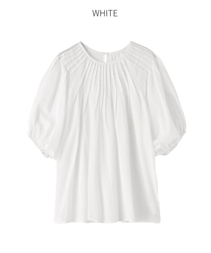 ブラウス シャツ シャリ感シアーピンタックブラウス レディース STYLE DELI ブラウス シャツ シャリ感シアーピンタックブラウス