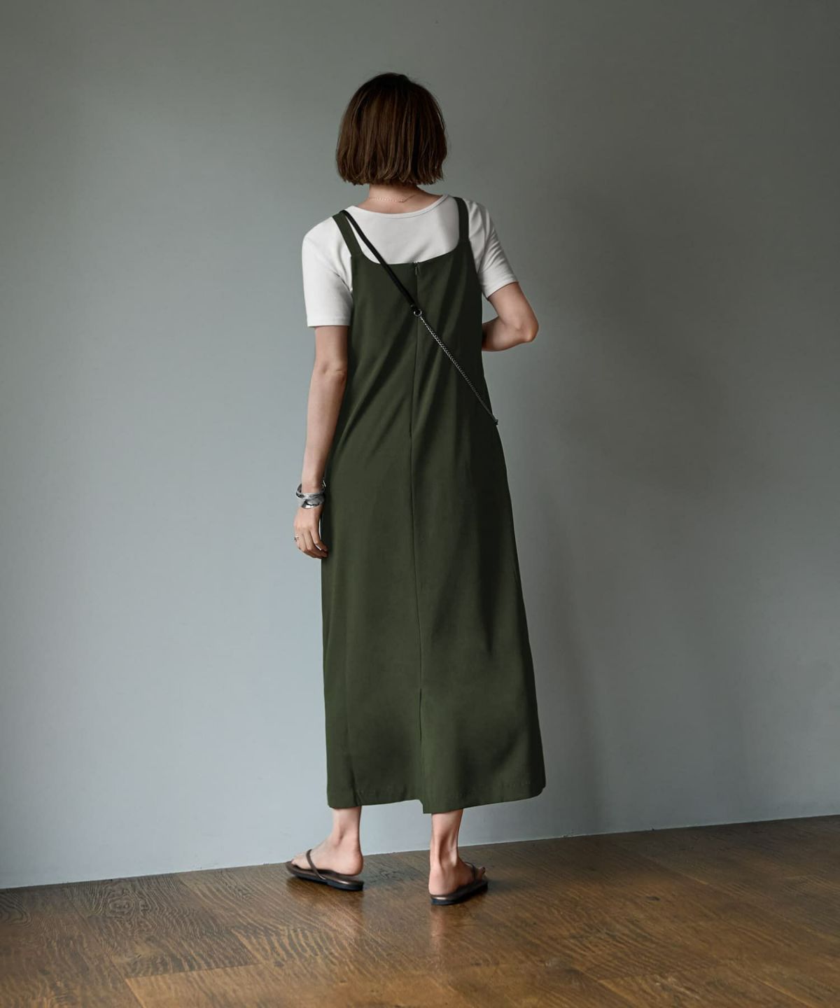 着用イメージ 166cm マッチャ