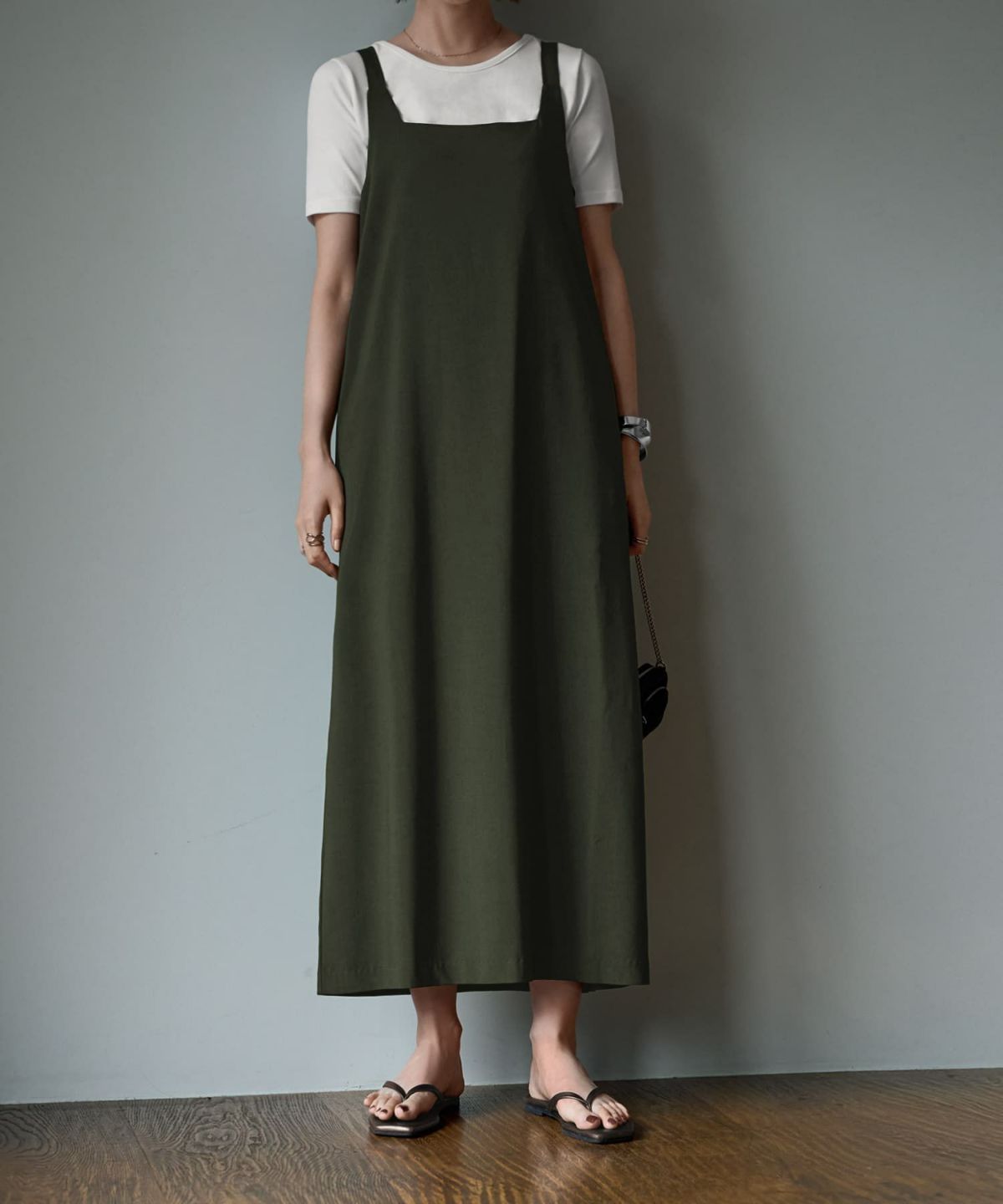 着用イメージ 166cm マッチャ