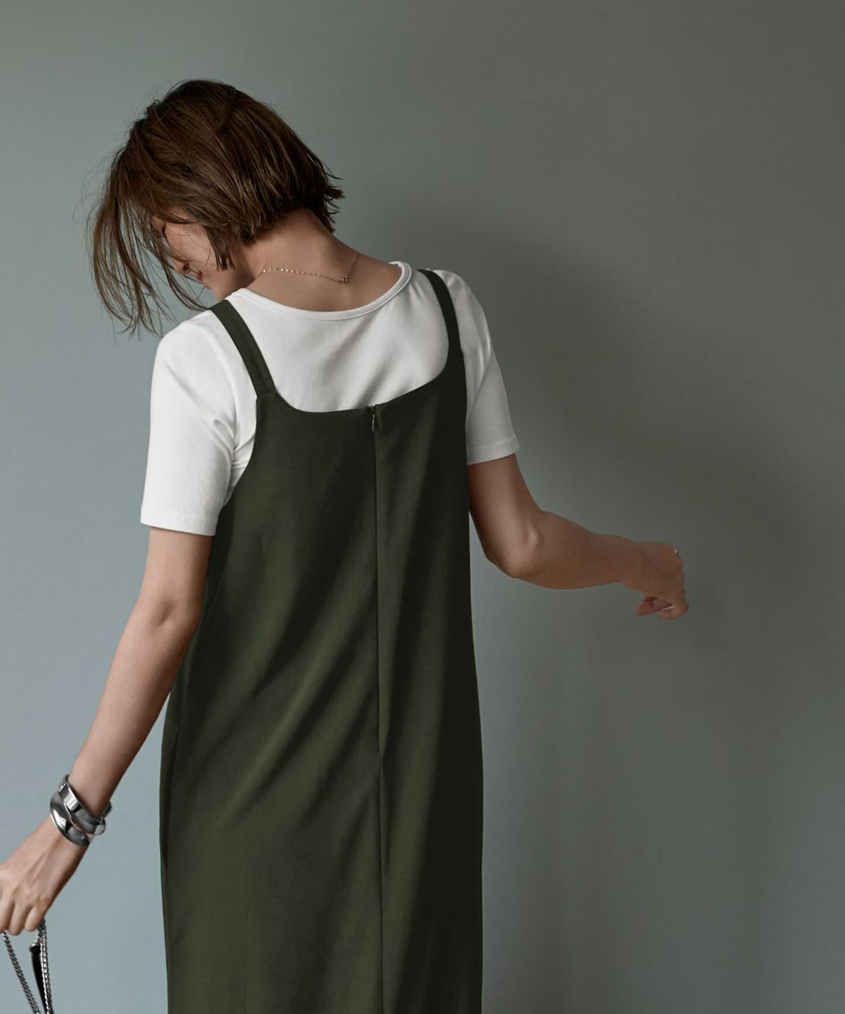 着用イメージ 166cm マッチャ