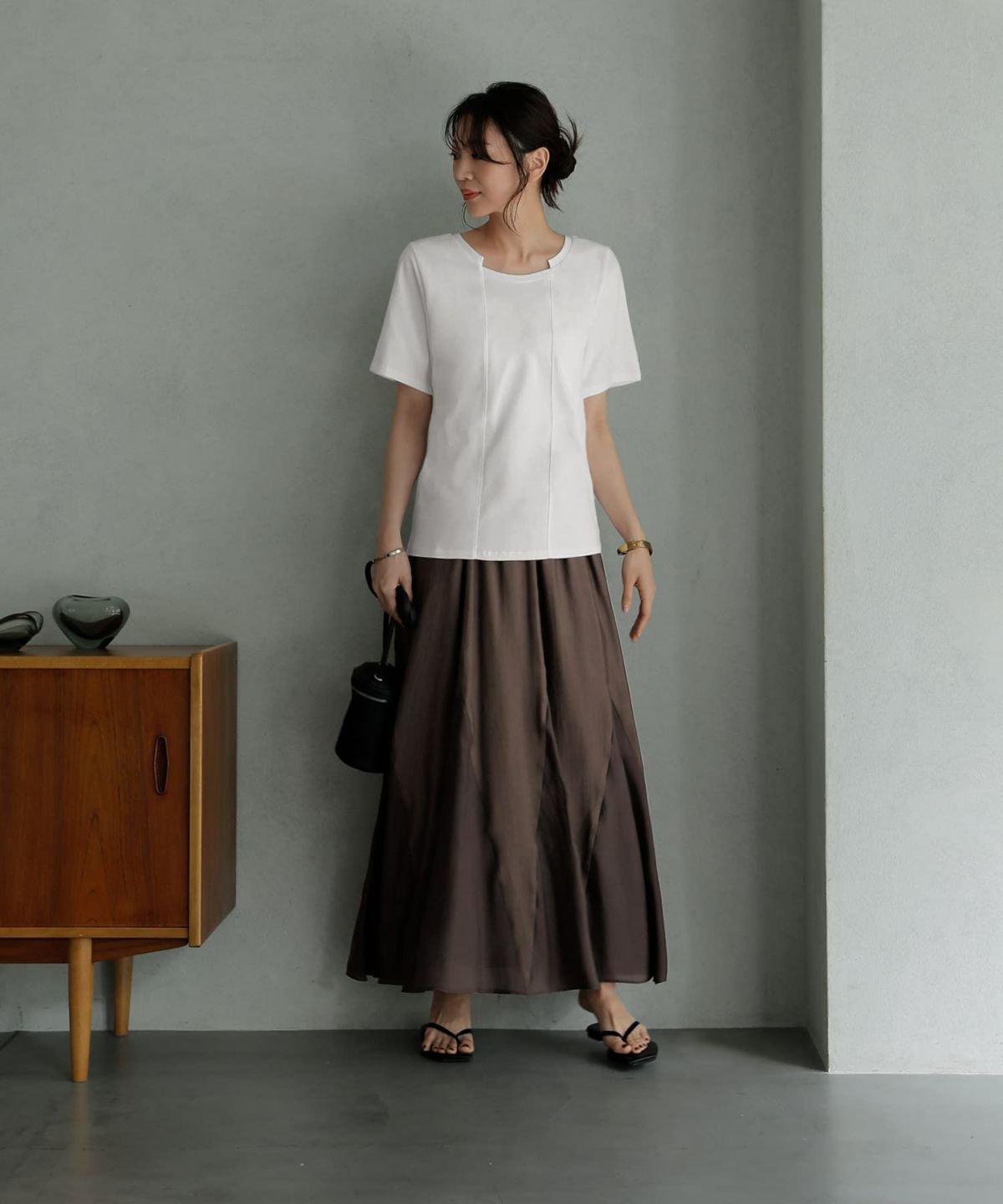 着用イメージ 166㎝　ホワイト