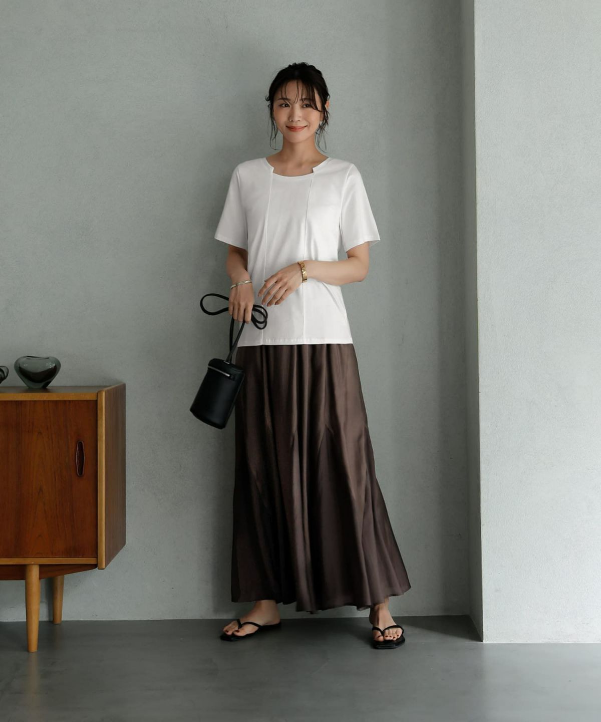 着用イメージ 166㎝　ホワイト