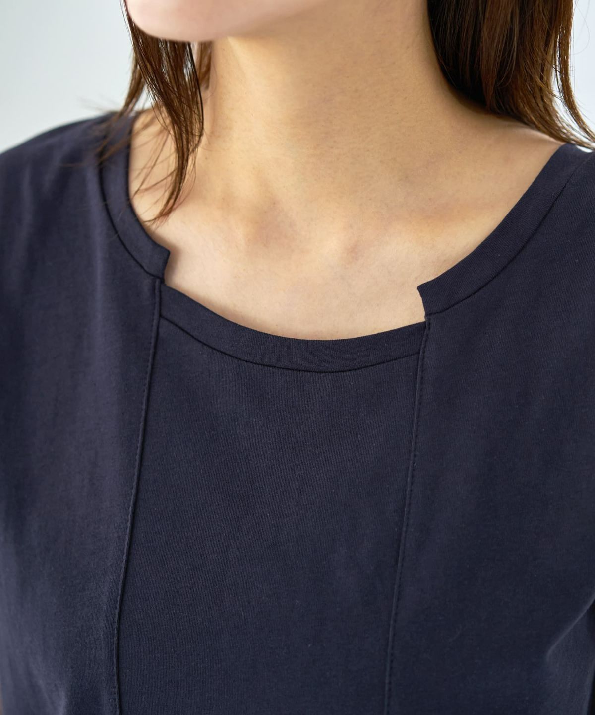 着用イメージ 166cm　ネイビー