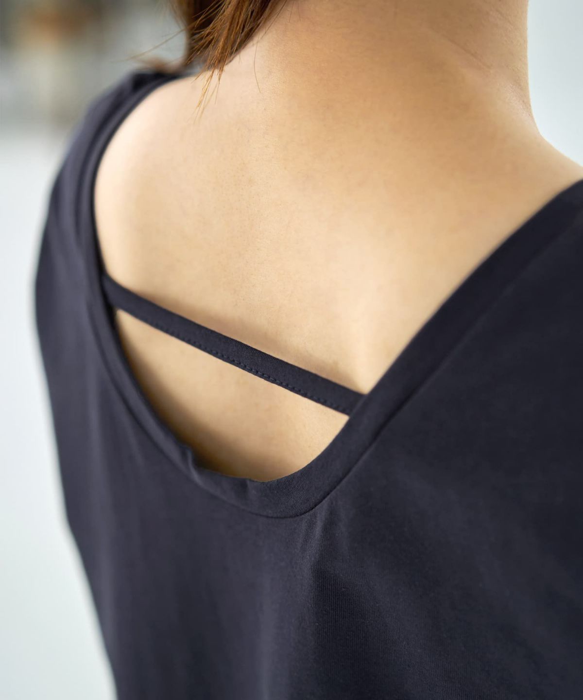 着用イメージ 166cm　ネイビー