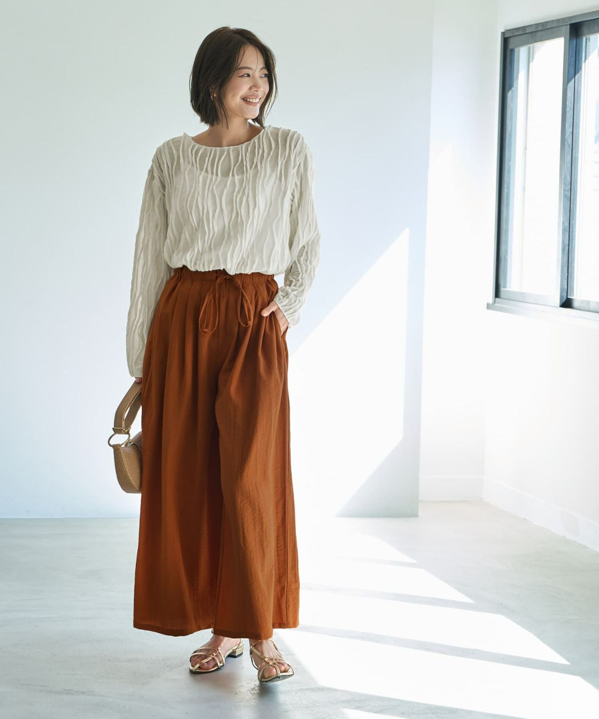 着用イメージ 167cm　02サイズ　オレンジ