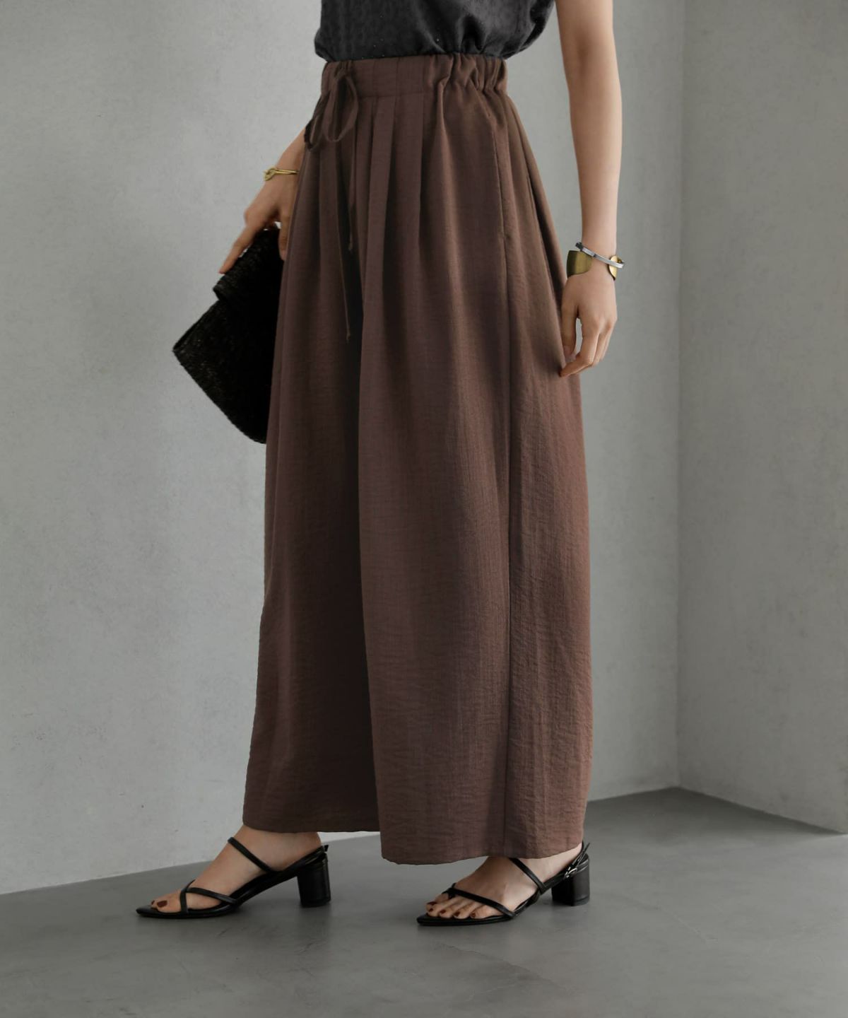 着用イメージ 166cm　02サイズ　ブラウン