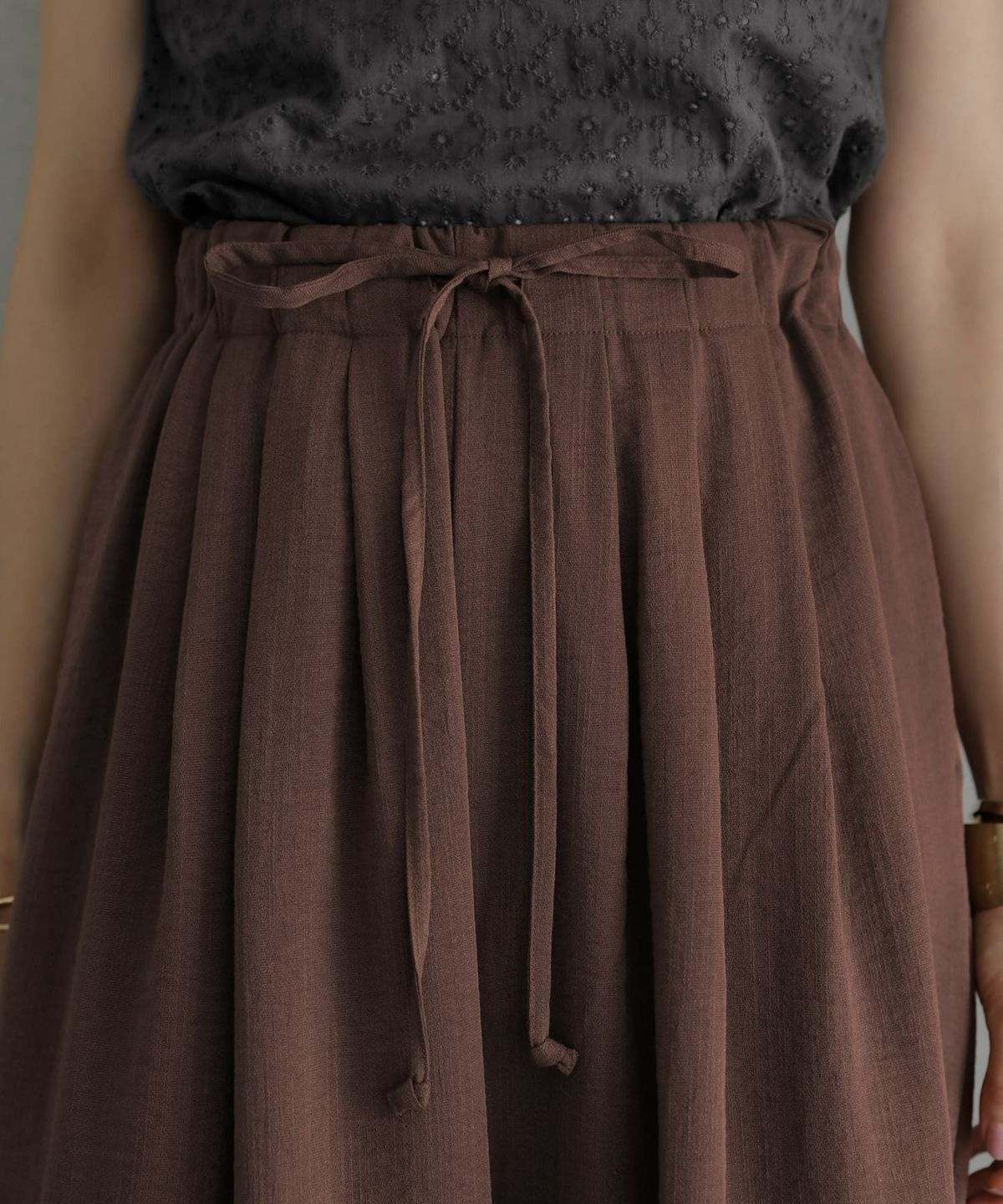 着用イメージ 166cm　02サイズ　ブラウン