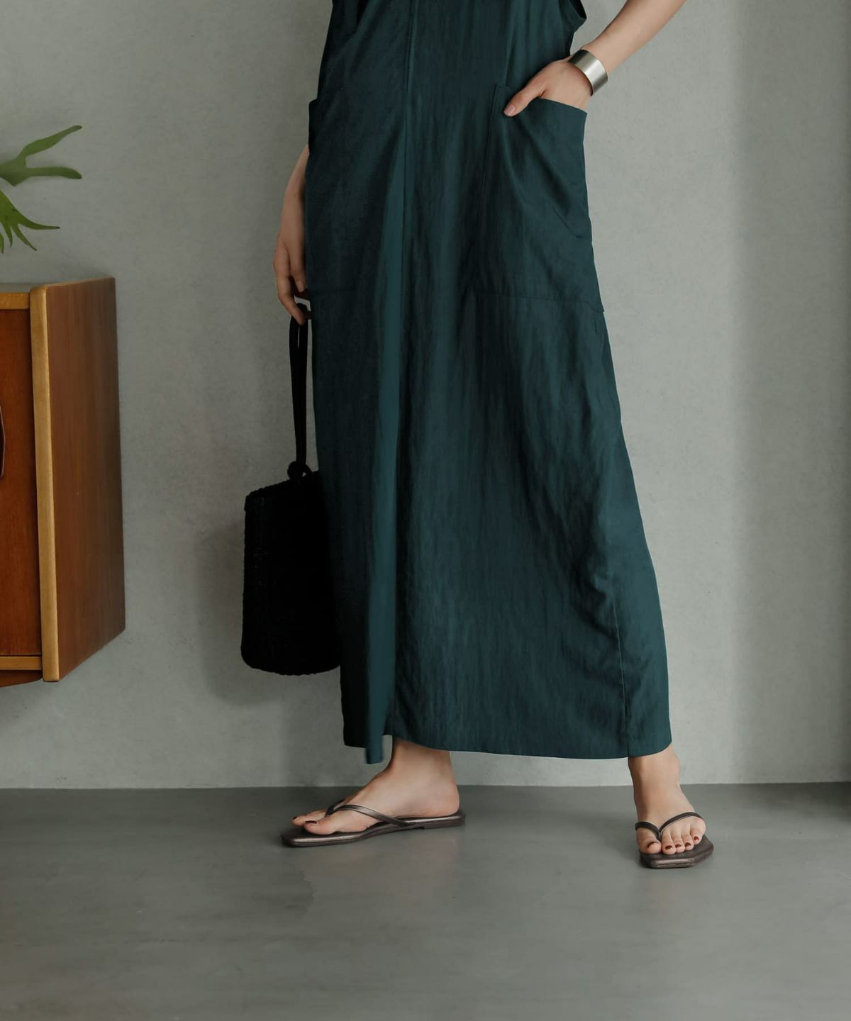 着用イメージ 166㎝　02サイズ　ダークグリーン